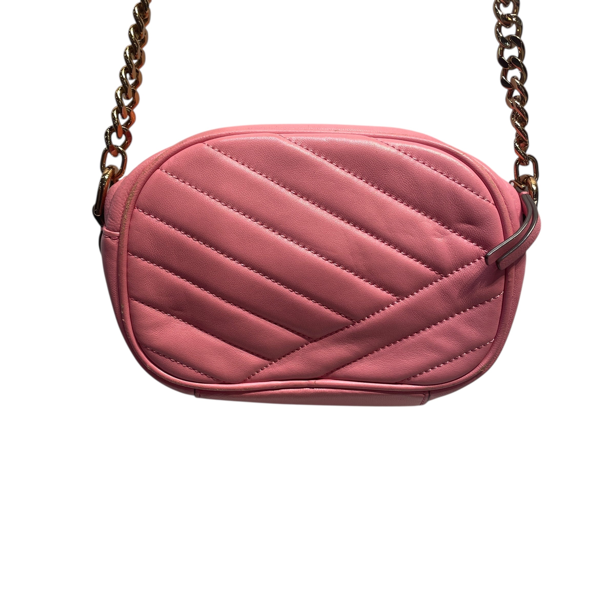 TORY BURCH/Cross Body Bag/Leather/PNK/GOLD CHAIN view 4