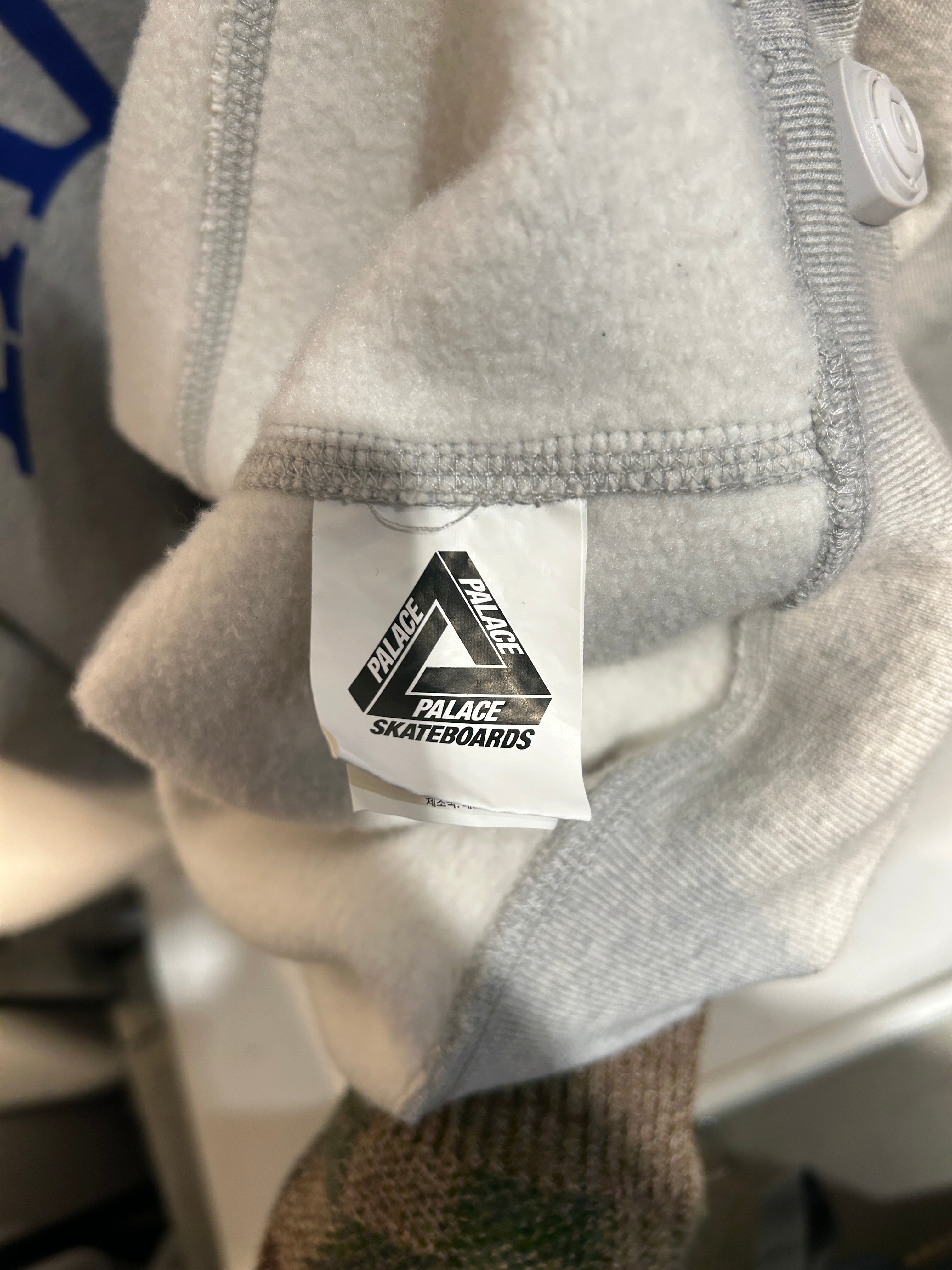 PALACE/Hoodie/XL/Cotton/GRY/unitas oversized crew view 4
