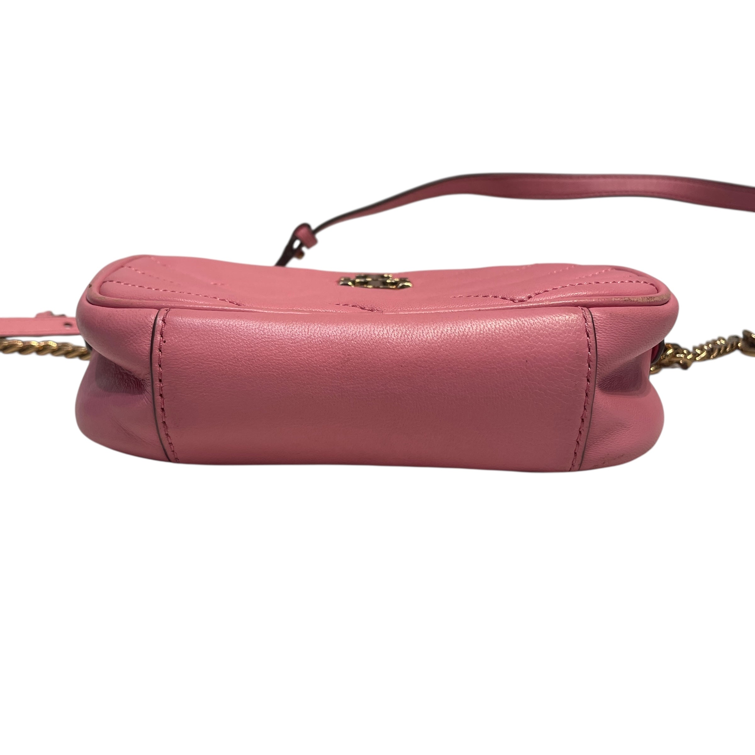 TORY BURCH/Cross Body Bag/Leather/PNK/GOLD CHAIN view 5