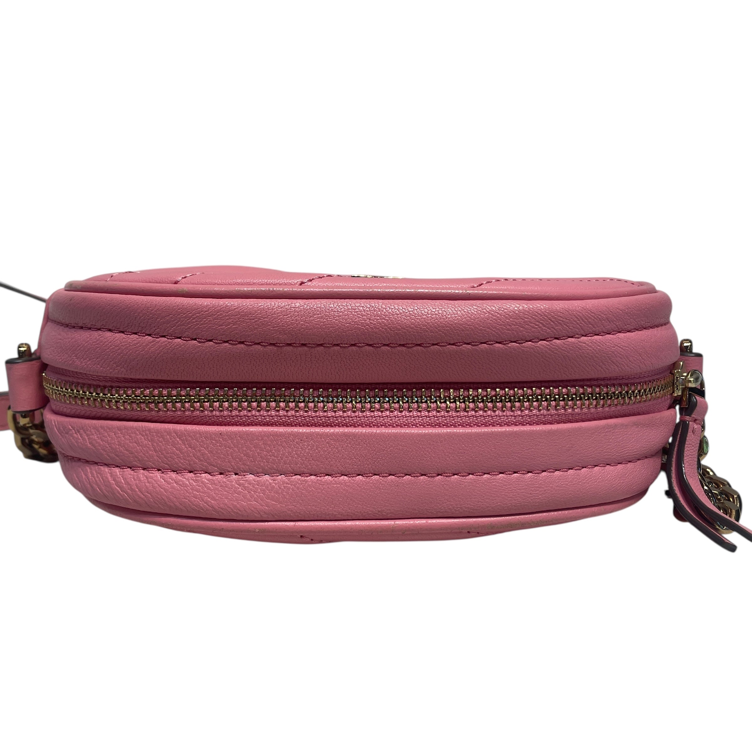 TORY BURCH/Cross Body Bag/Leather/PNK/GOLD CHAIN view 7
