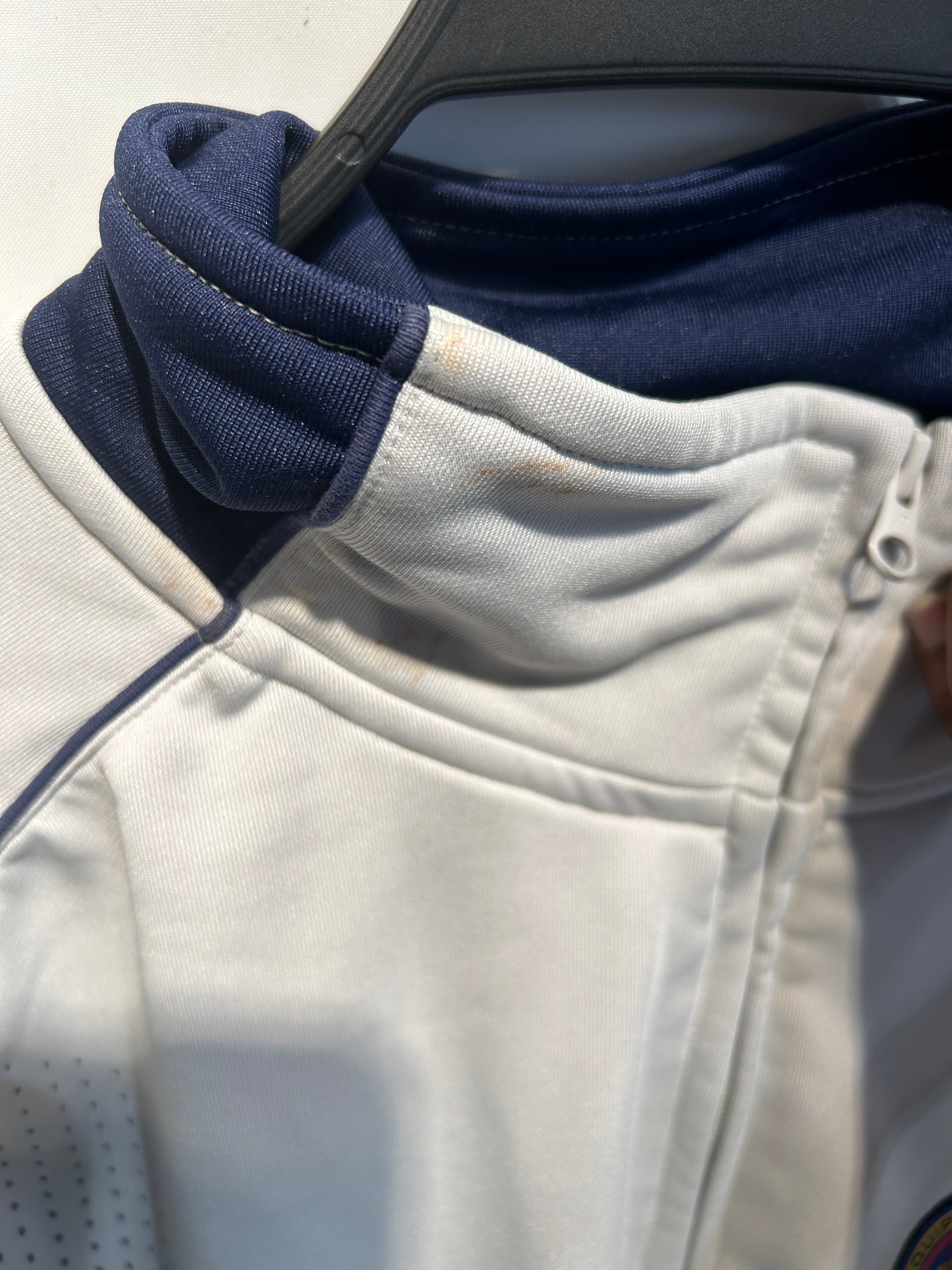 PALACE/Track Jkt/XL/Cotton/GRY/pro team polyknit funnel view 3