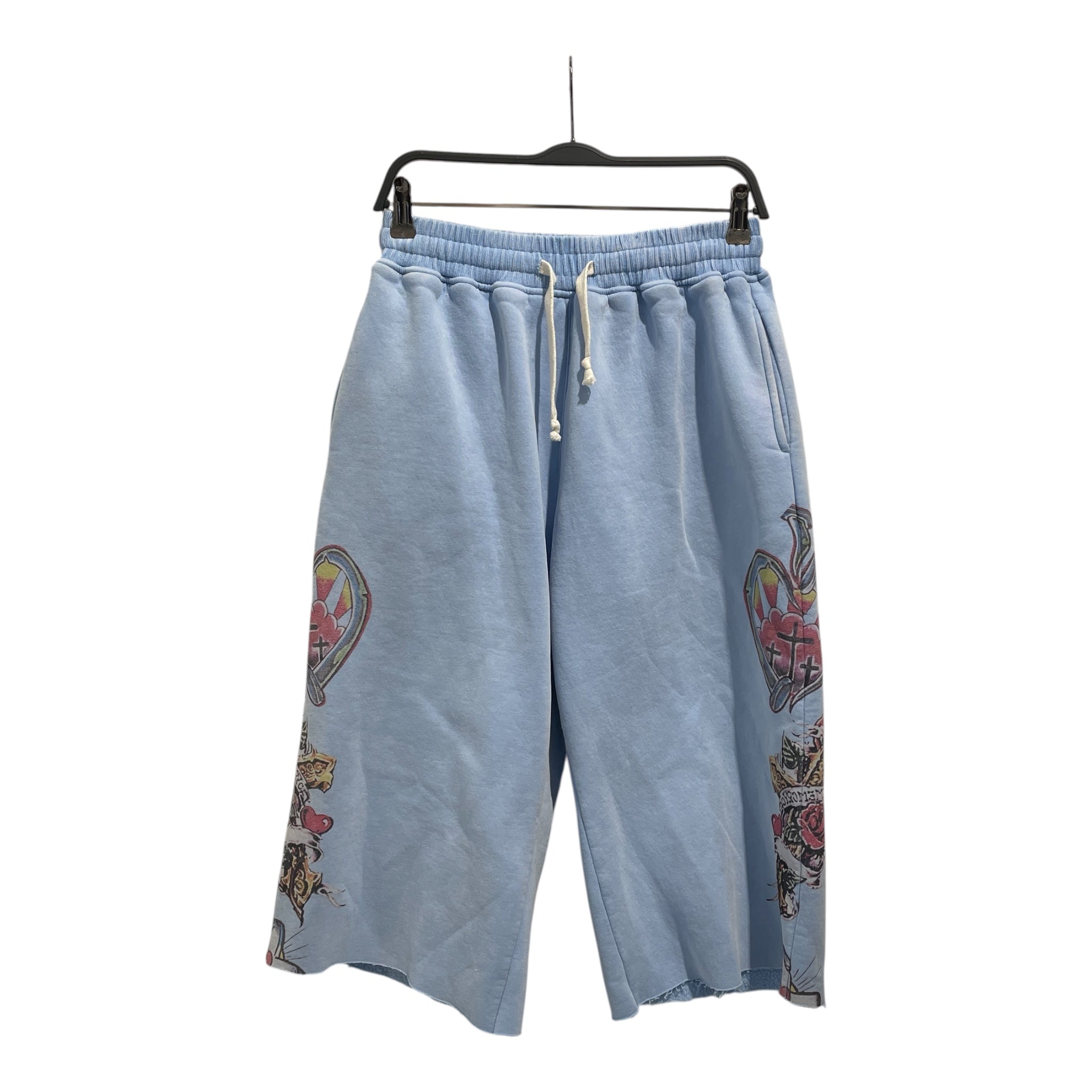 Vintage/Shorts/XL/Cotton/BLU/RIGHTEOUS SHORTS view 1