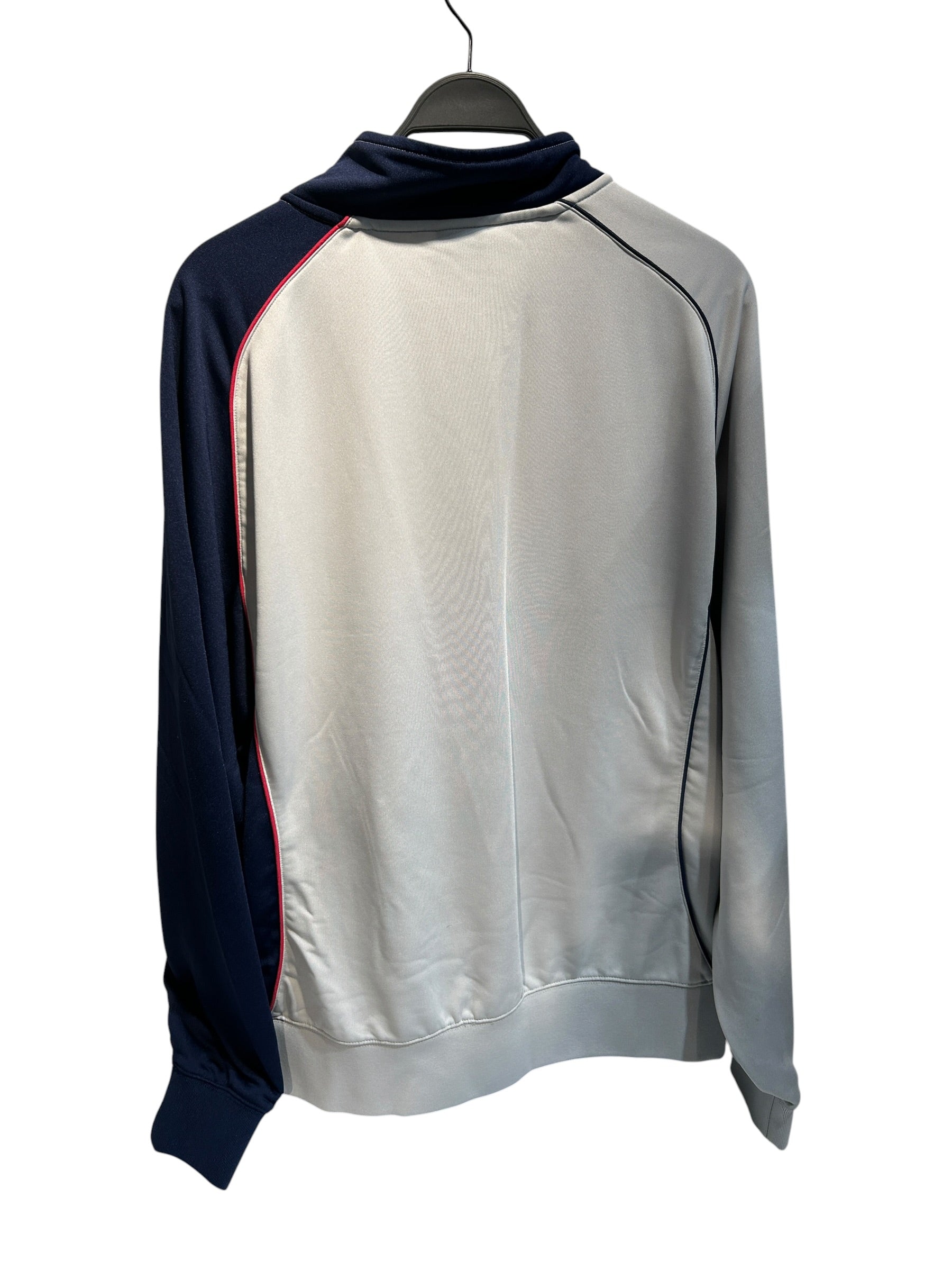 PALACE/Track Jkt/XL/Cotton/GRY/pro team polyknit funnel view 2