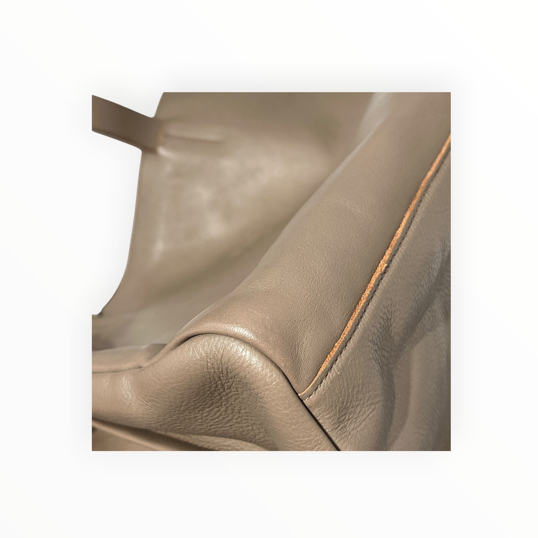 IL BISONTE/Tote Bag/Leather/BEG/ENGRAVED LOGO TOTE view 9