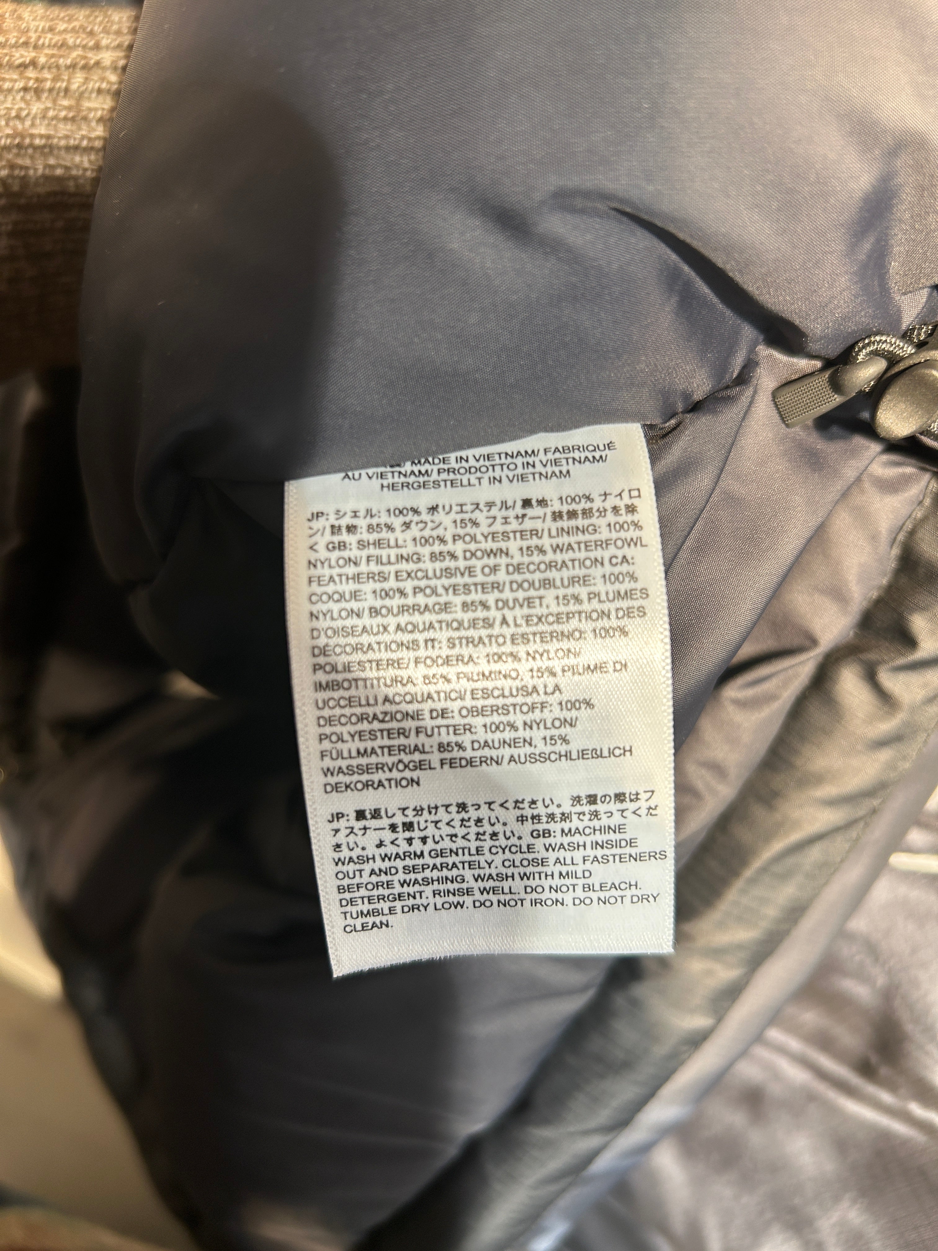 Supreme/THE NORTH FACE/Puffer Jkt/L/Polyester/BLK/All Over Print/crinkled print view 4