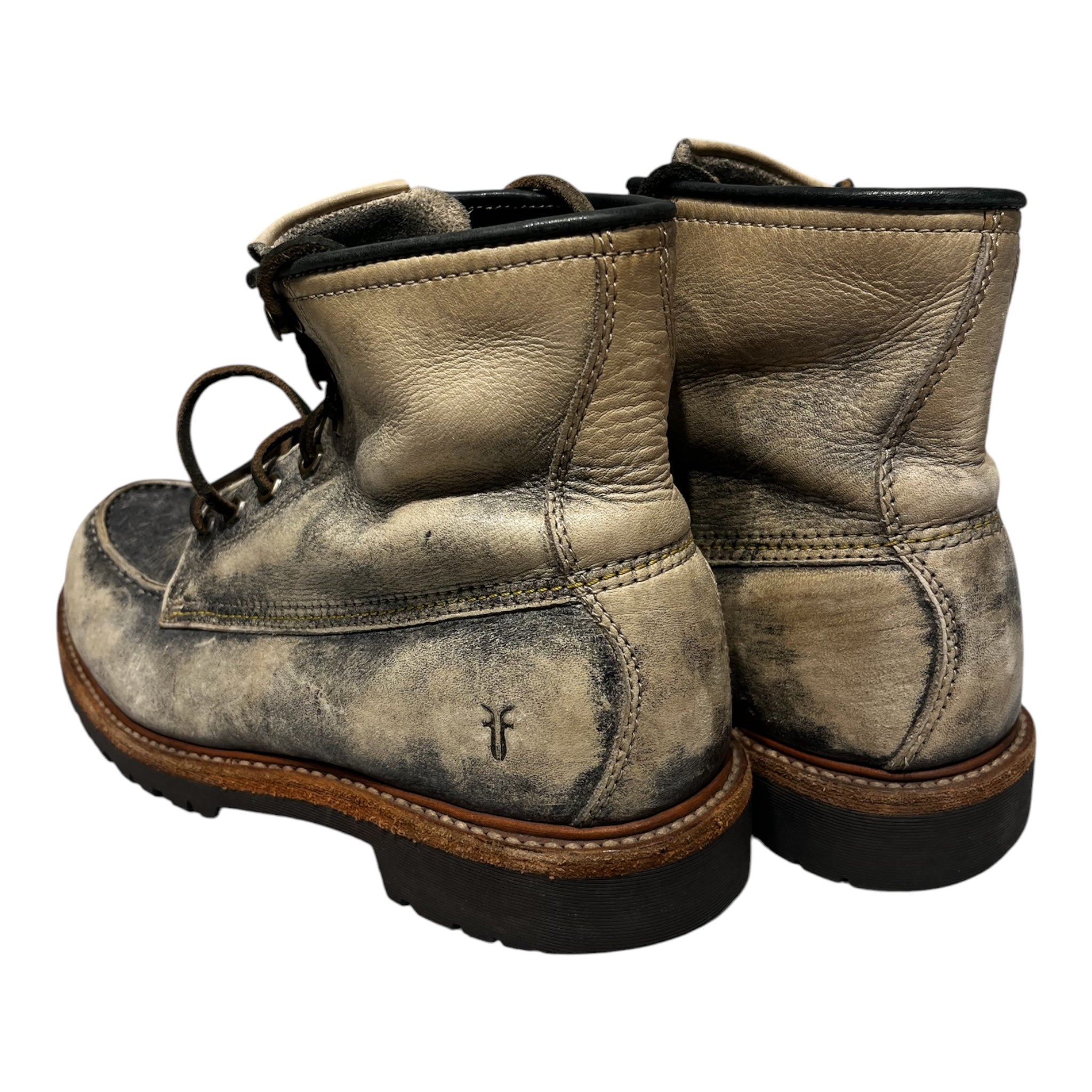FRYE/Lace Up Boots/US 9/Leather/BRW/ view 2