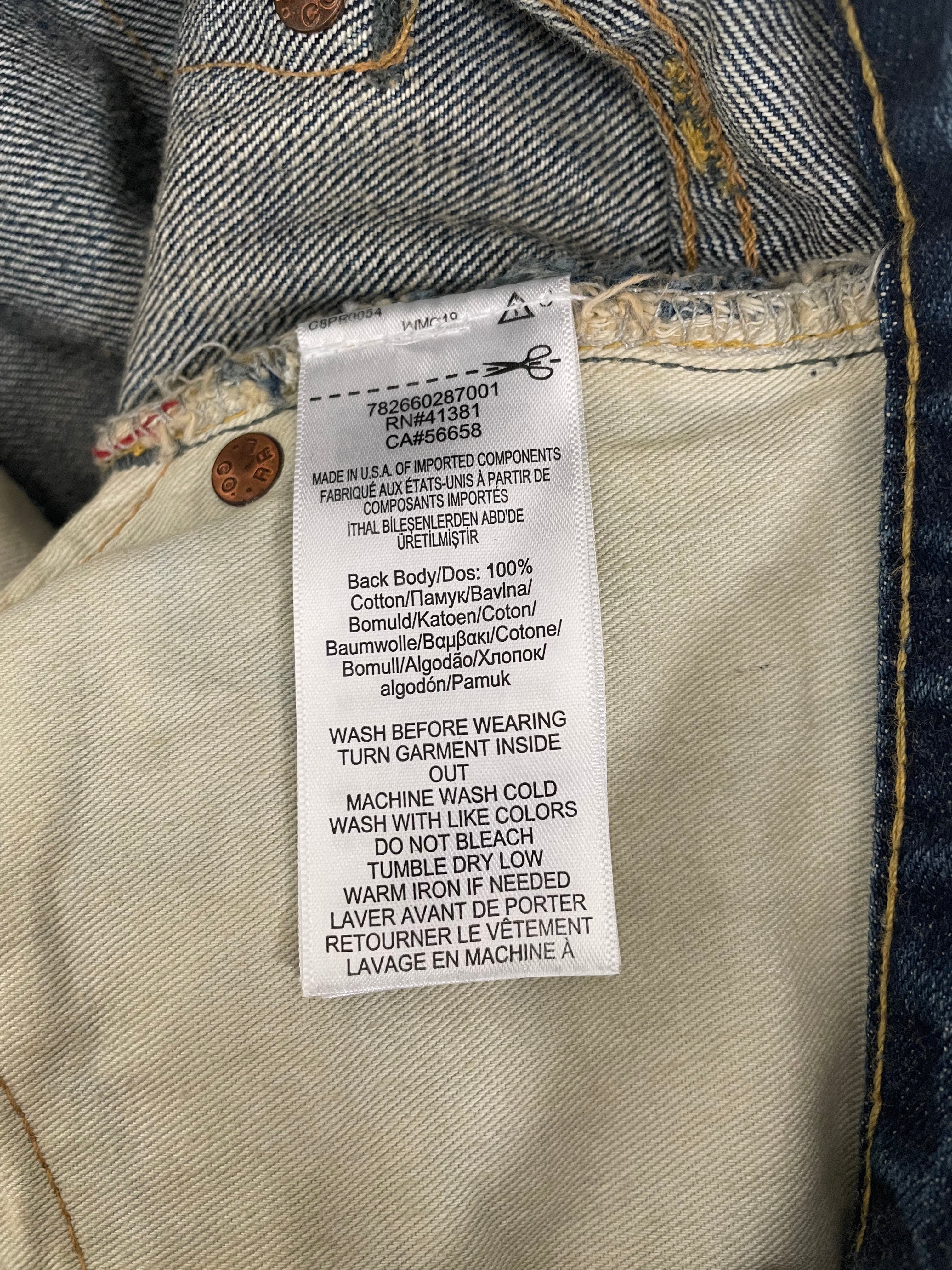 RRL/Straight Pants/33/Denim/IDG/ view 5