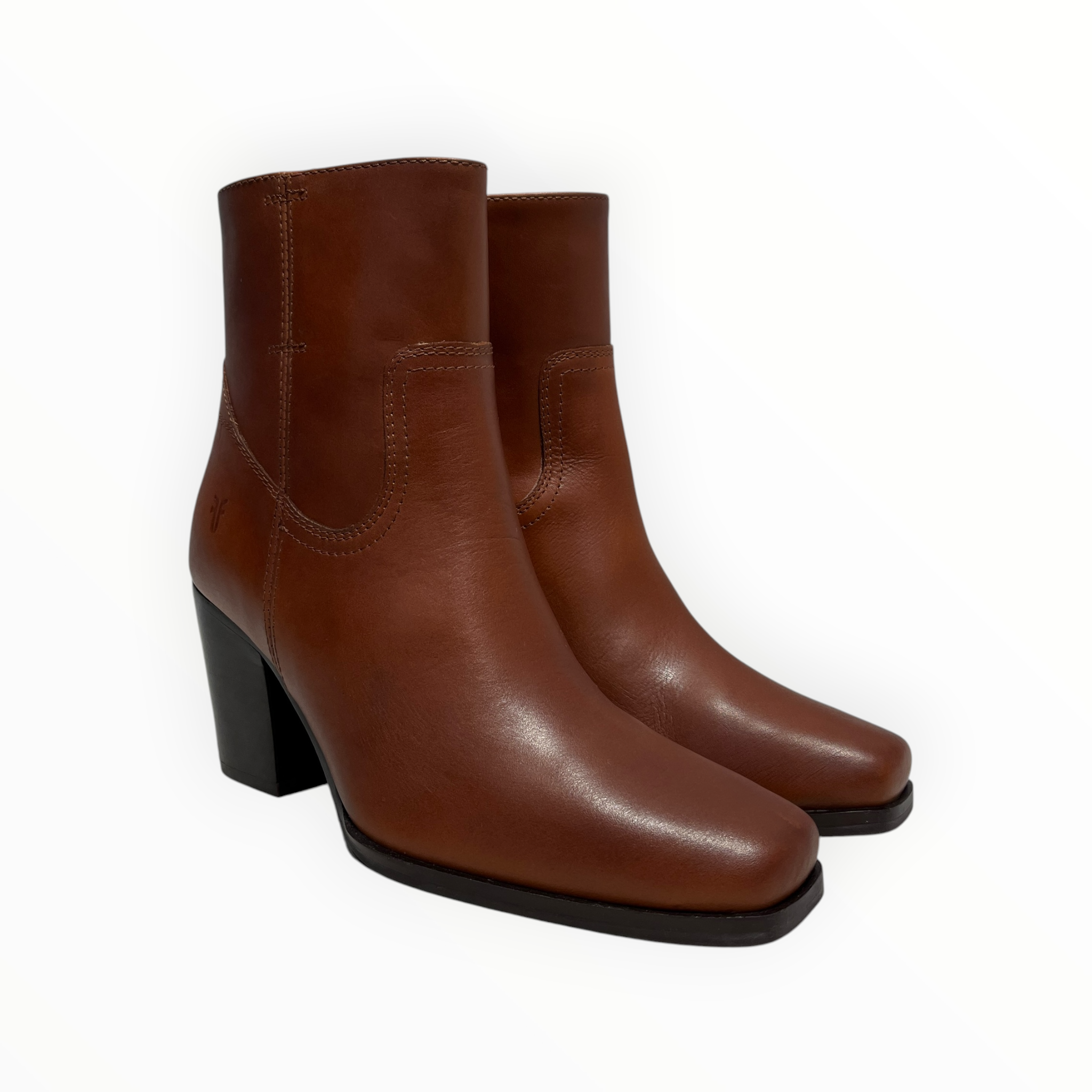 FRYE/Ankle Boots/US 6.5/Leather/BRW/SHILOH ANKLE ZIP BOOTIE view 1