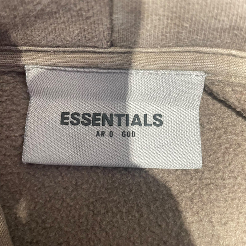 FOG ESSENTIALS/Hoodie/L/Cotton/KHK/Essentials Spellout Back Hit