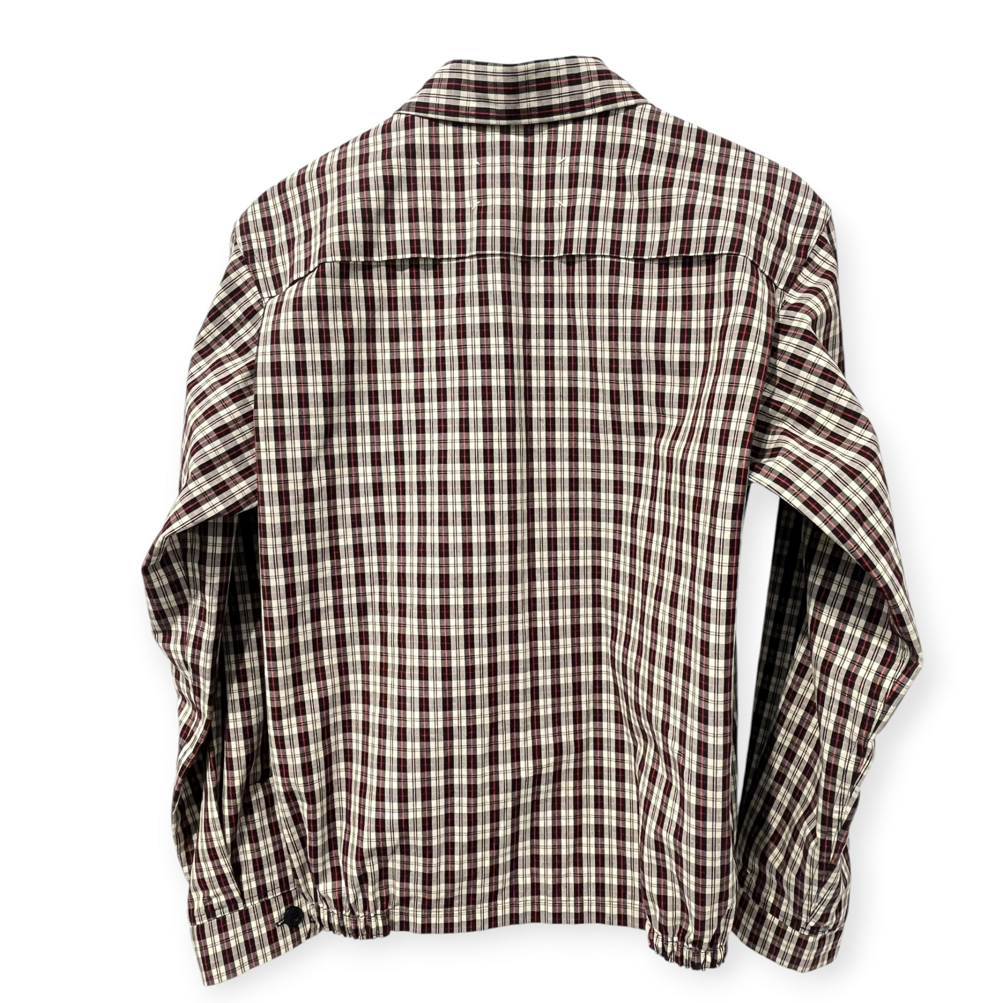 Martin Margiela/Jacket/48/Cotton/RED/Plaid/HARRINGTON ZIP UP view 4