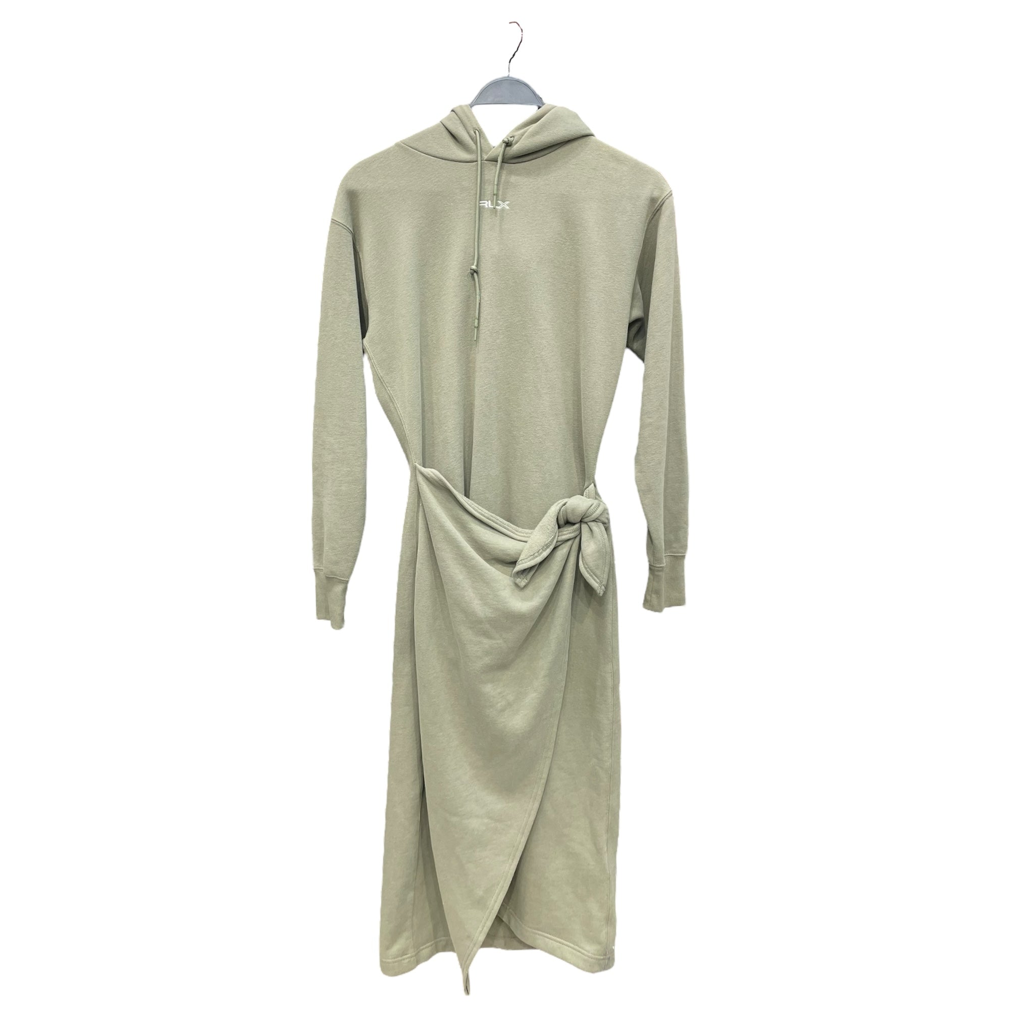 RLX RALPHLAUREN/LS Dress/XS/Stripe/Cotton/GRN/fleece hoodie dress rlx logo view 1