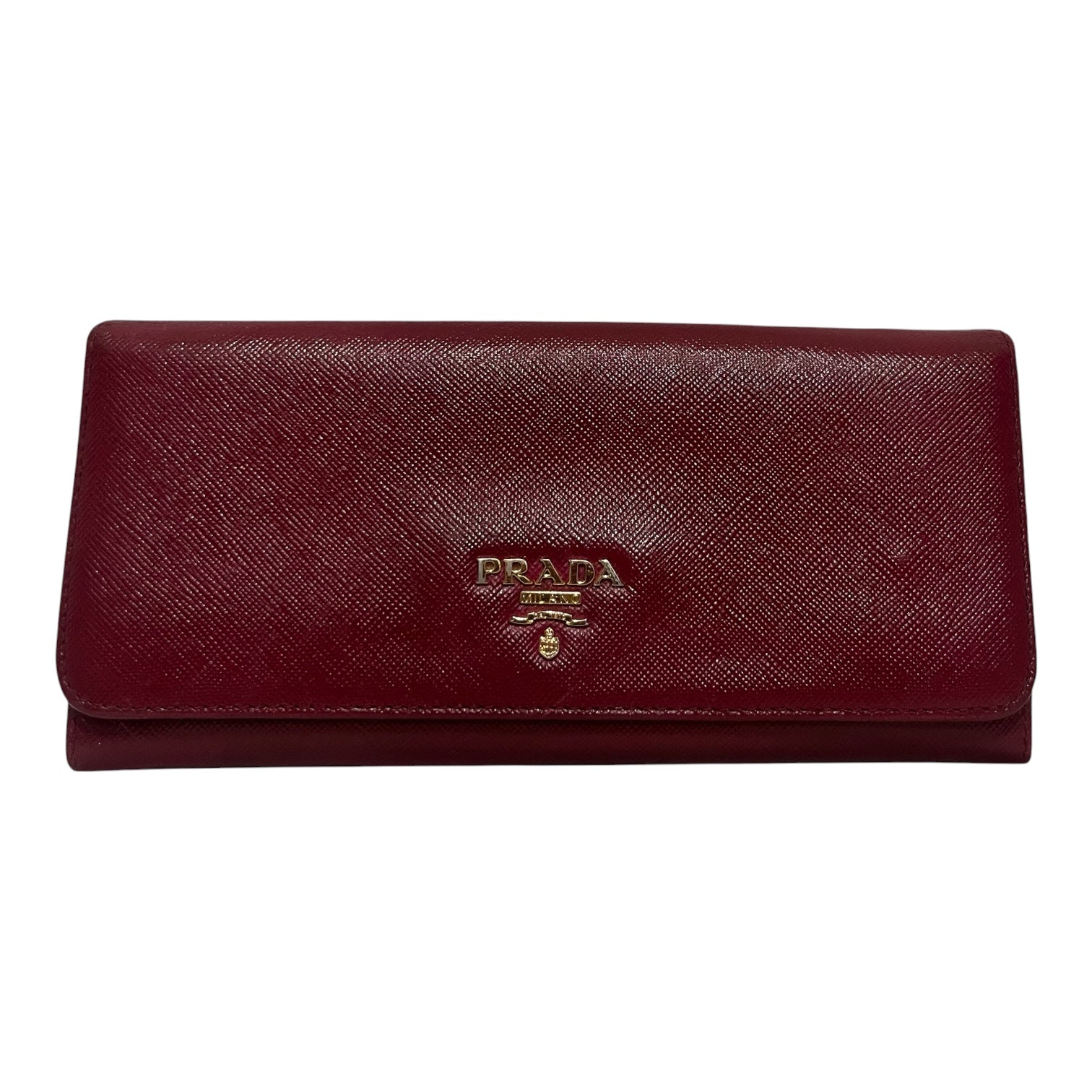 PRADA/Long Wallet/BRD/saffiano continental view 1