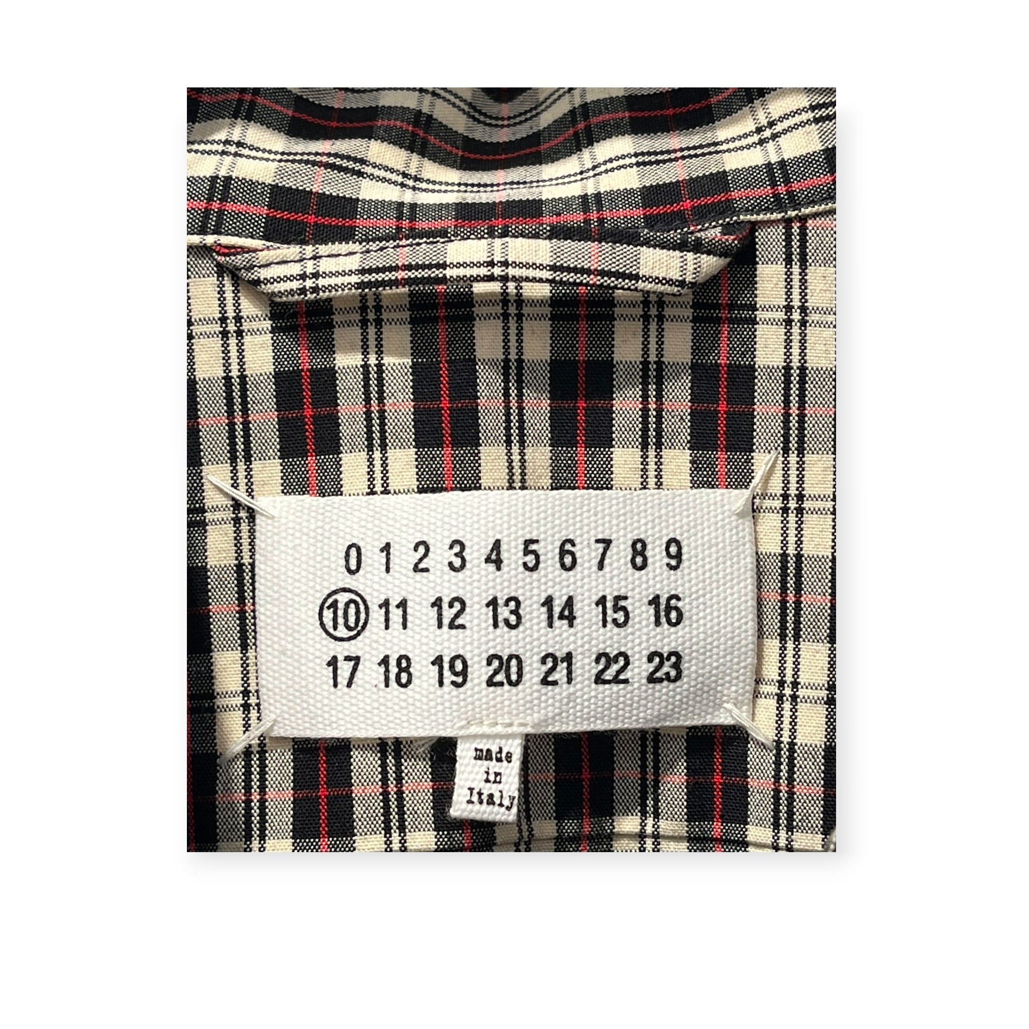 Martin Margiela/Jacket/48/Cotton/RED/Plaid/HARRINGTON ZIP UP view 6