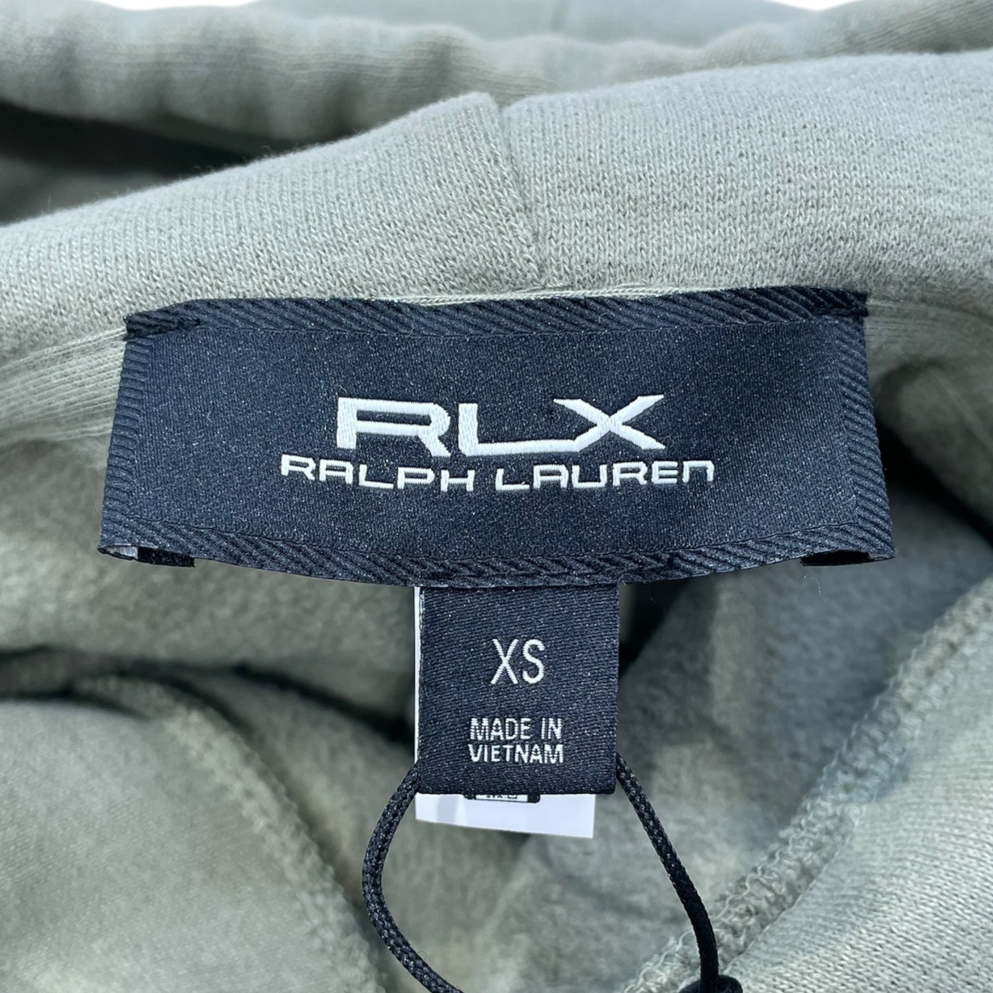 RLX RALPHLAUREN/LS Dress/XS/Stripe/Cotton/GRN/fleece hoodie dress rlx logo view 3