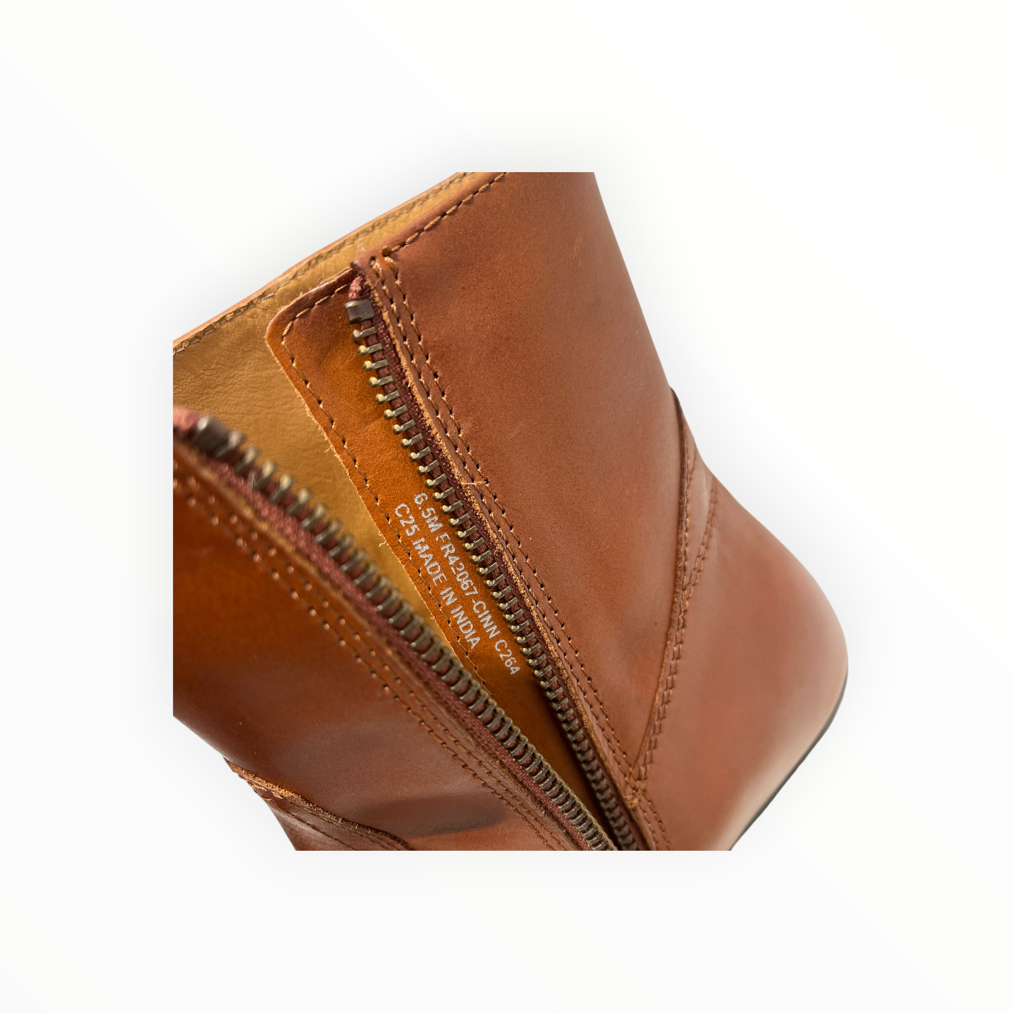 FRYE/Ankle Boots/US 6.5/Leather/BRW/SHILOH ANKLE ZIP BOOTIE view 6