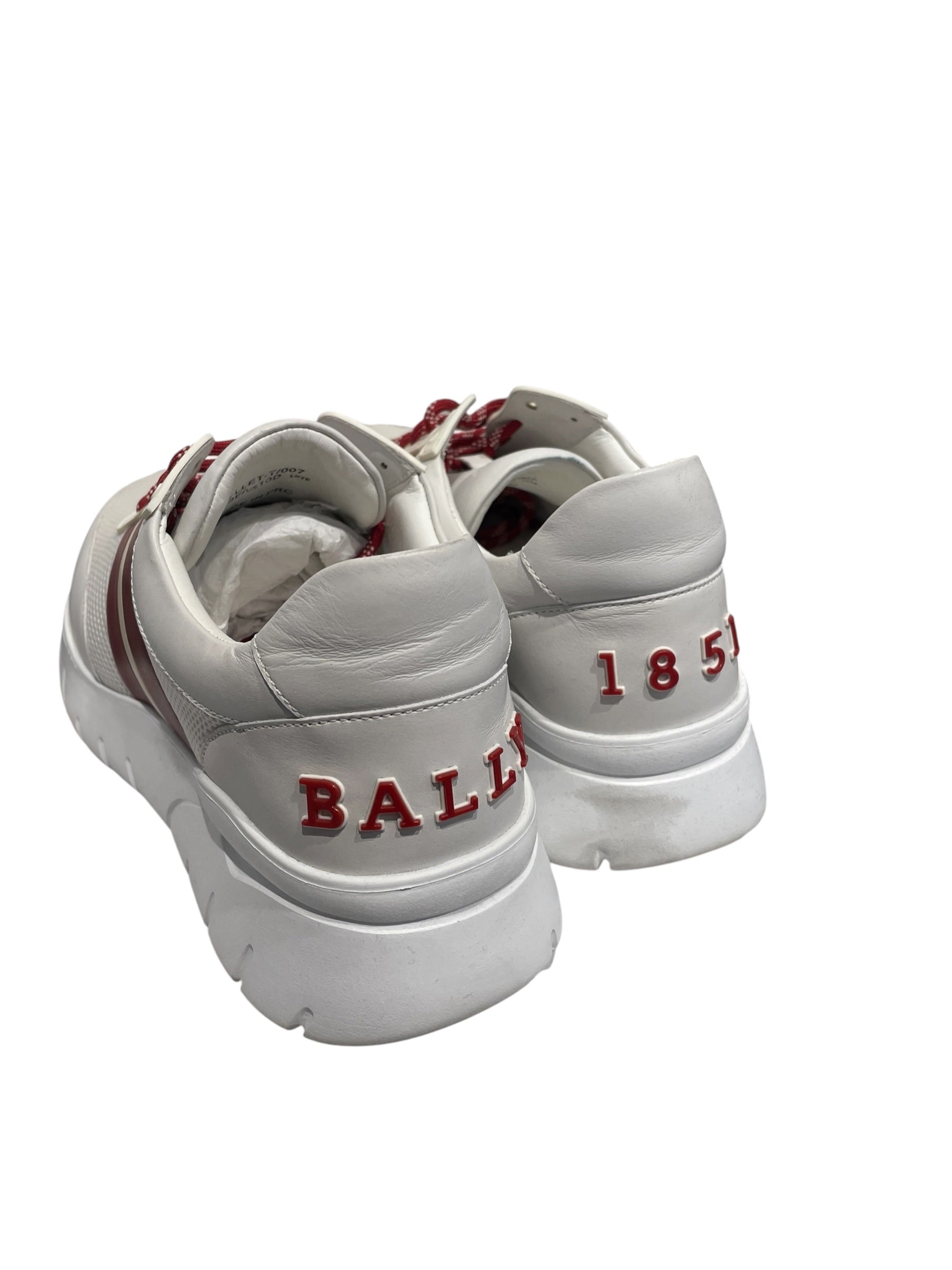 BALLY/Low-Sneakers/EU 43/Cotton/RED/BYLLET-T/007 view 2