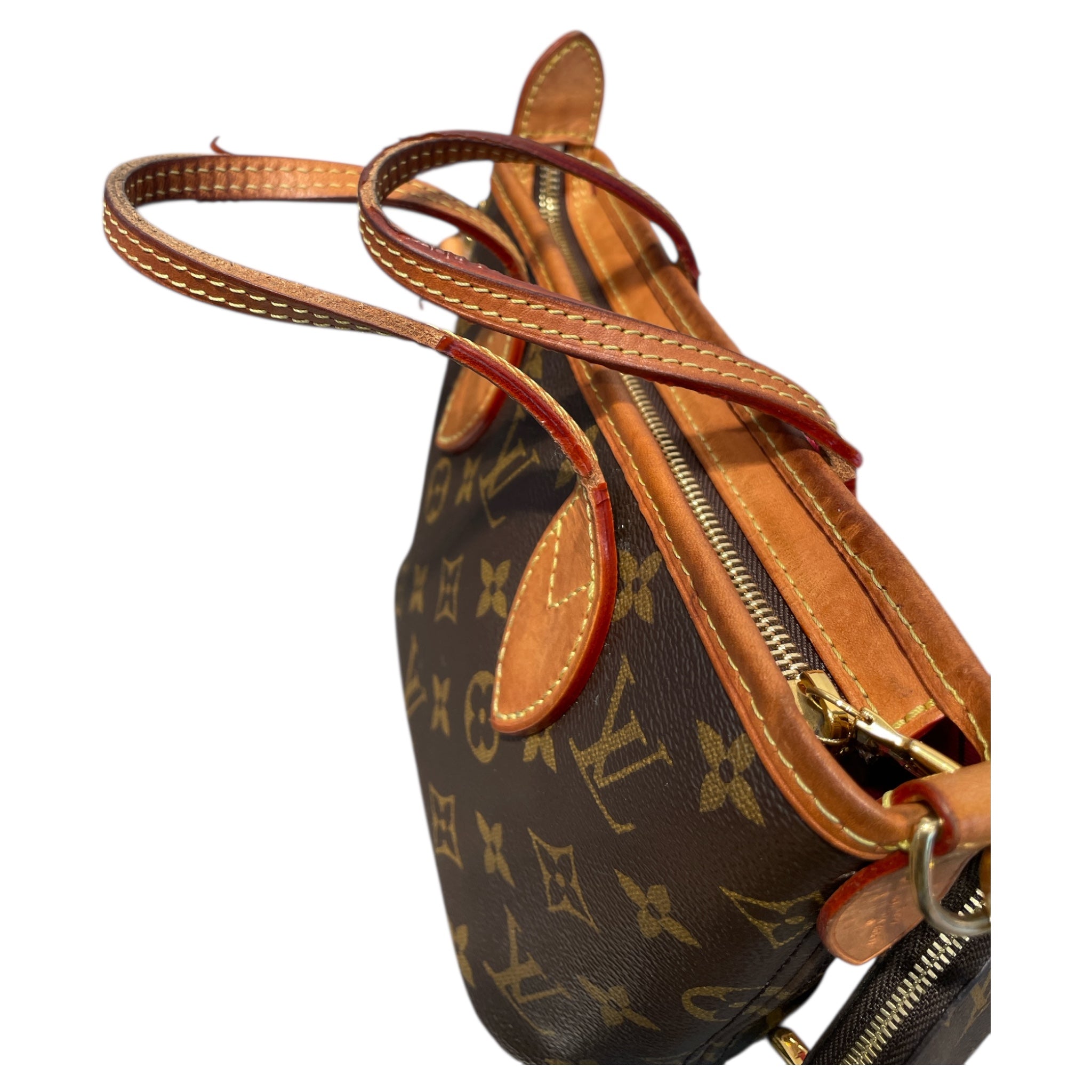 LOUIS VUITTON/Cross Body Bag/O/S/Monogram/Leather/BRW/Neverfull BB Tote view 9