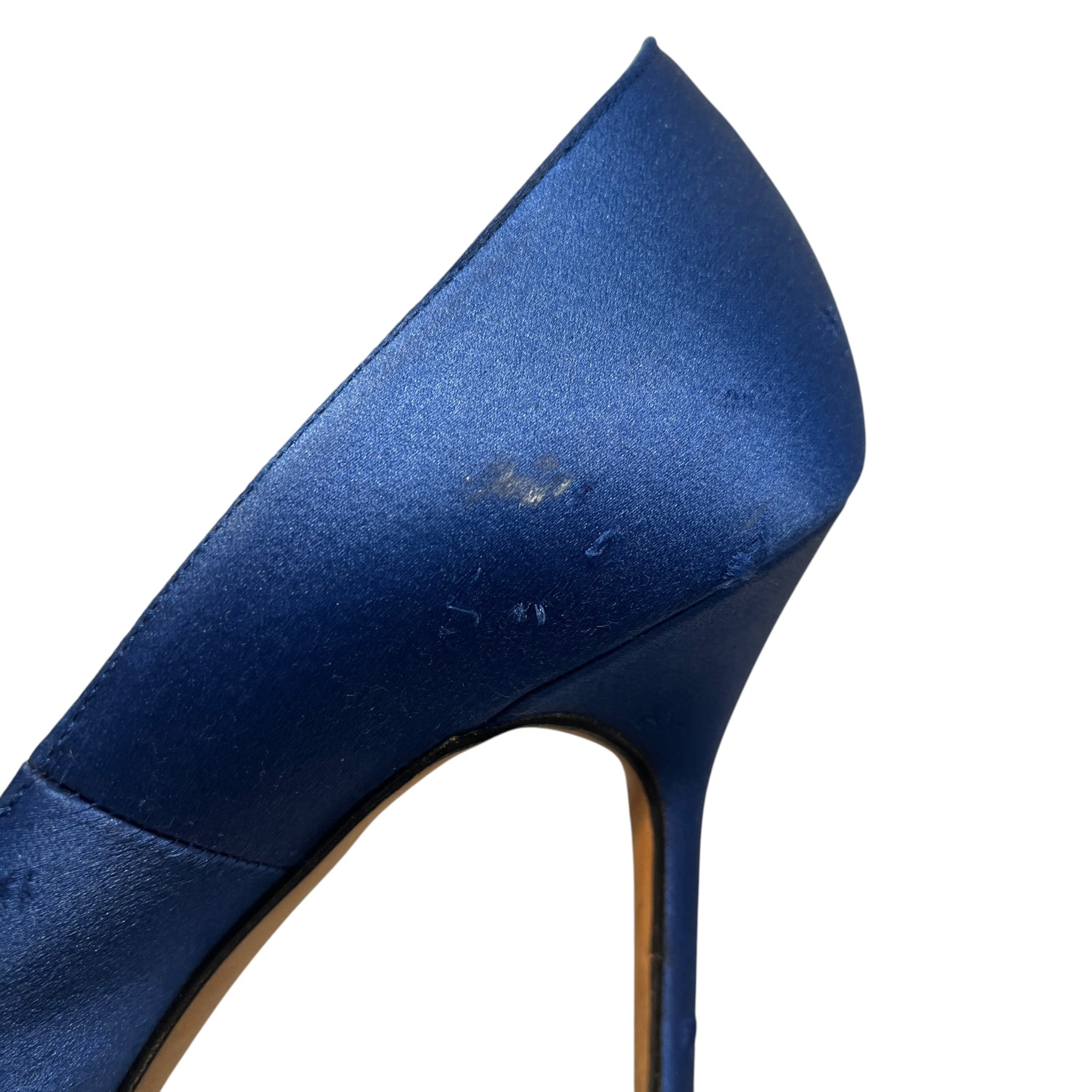 MANOLO BLAHNIK/Heels/US 8/BLU/SQUARE CRYSTAL FRONT view 5