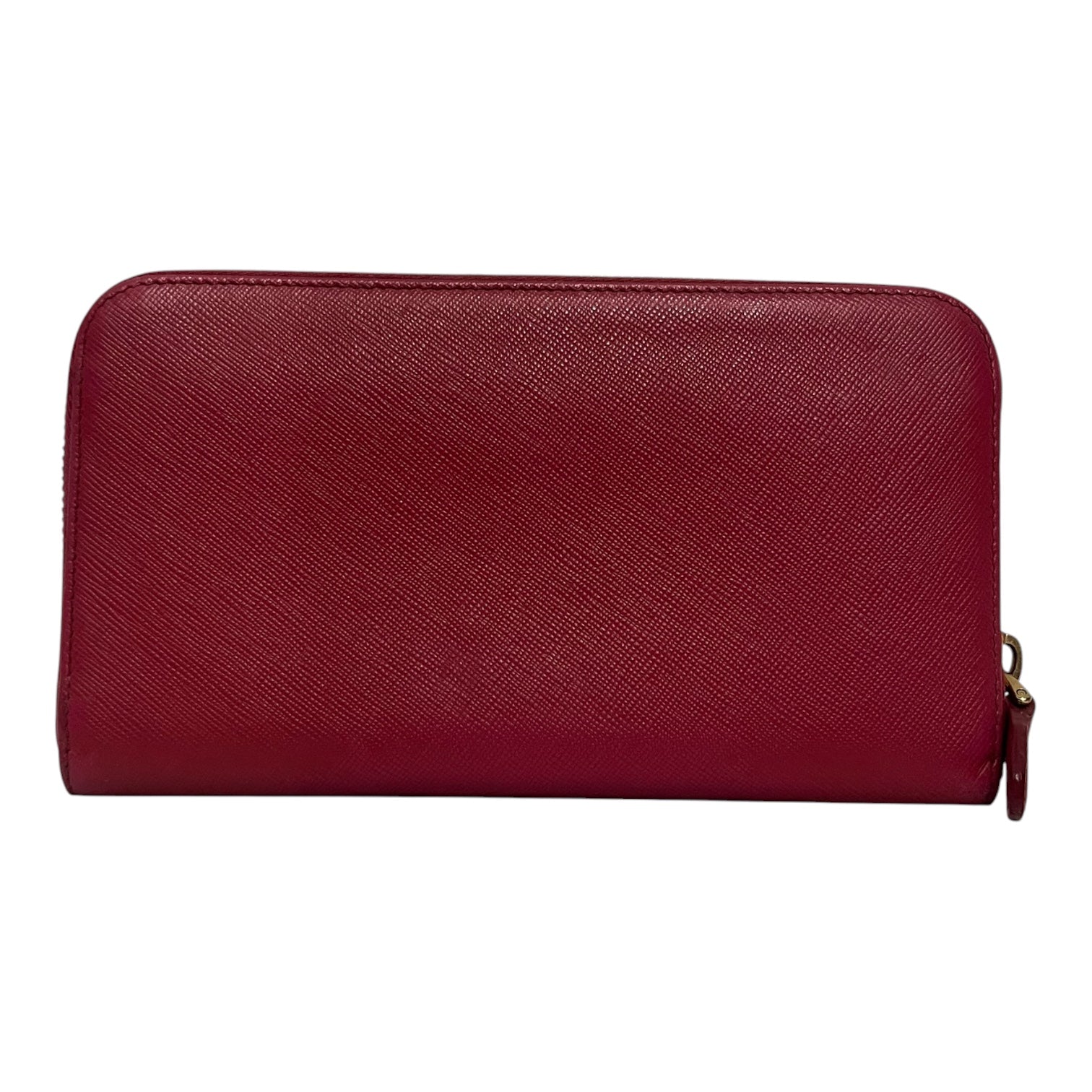 PRADA/Long Wallet/Leather/PNK/saffiano view 2
