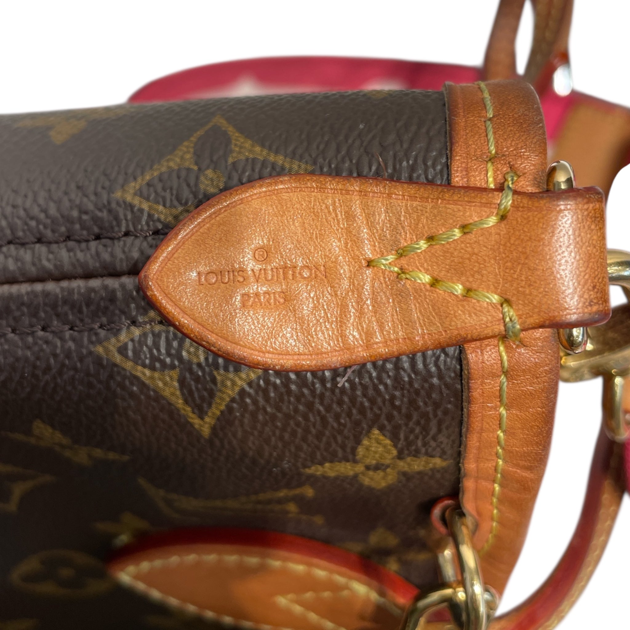 LOUIS VUITTON/Cross Body Bag/O/S/Monogram/Leather/BRW/Neverfull BB Tote view 5