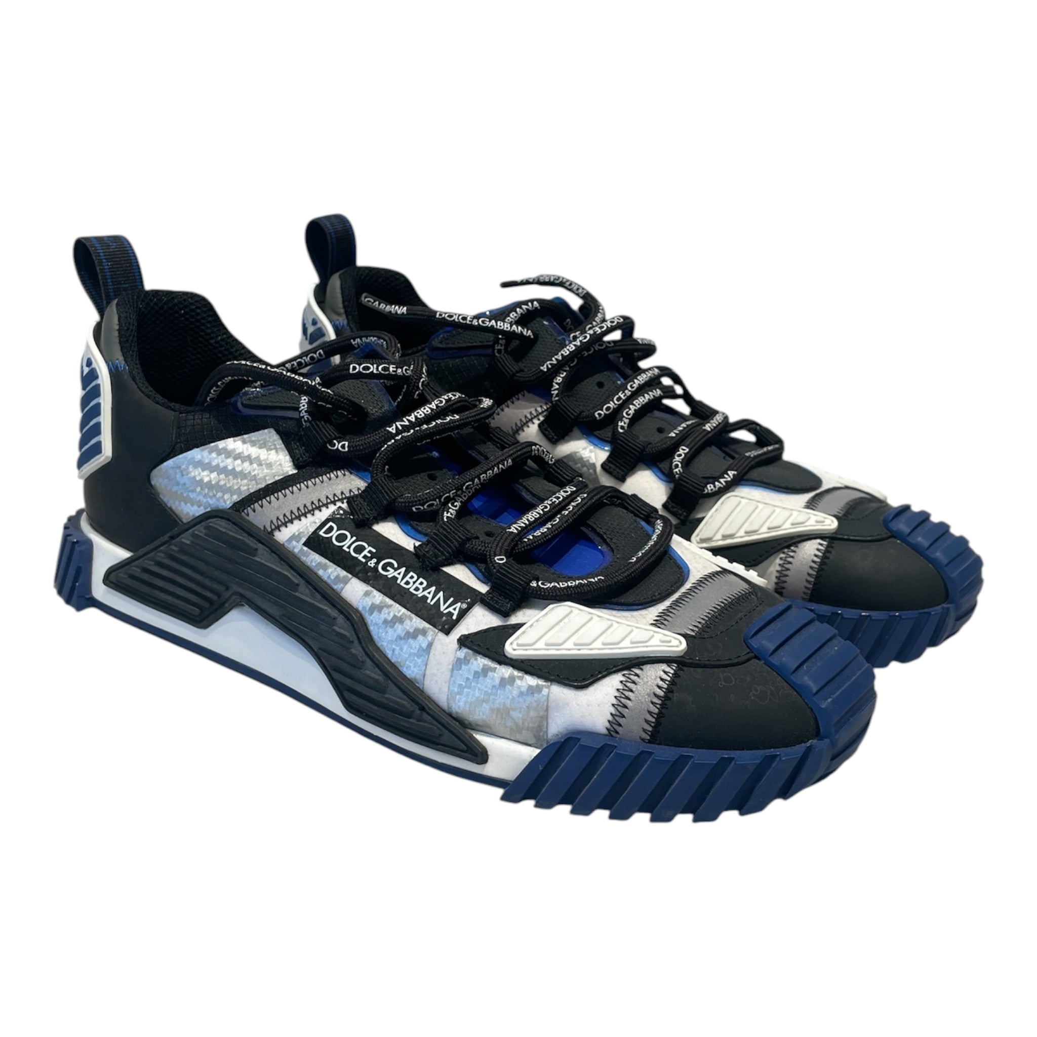 DOLCE&GABBANA/Low-Sneakers/US 10/Cotton/BLU/Dolce & Gabana Low Top NS1 view 1