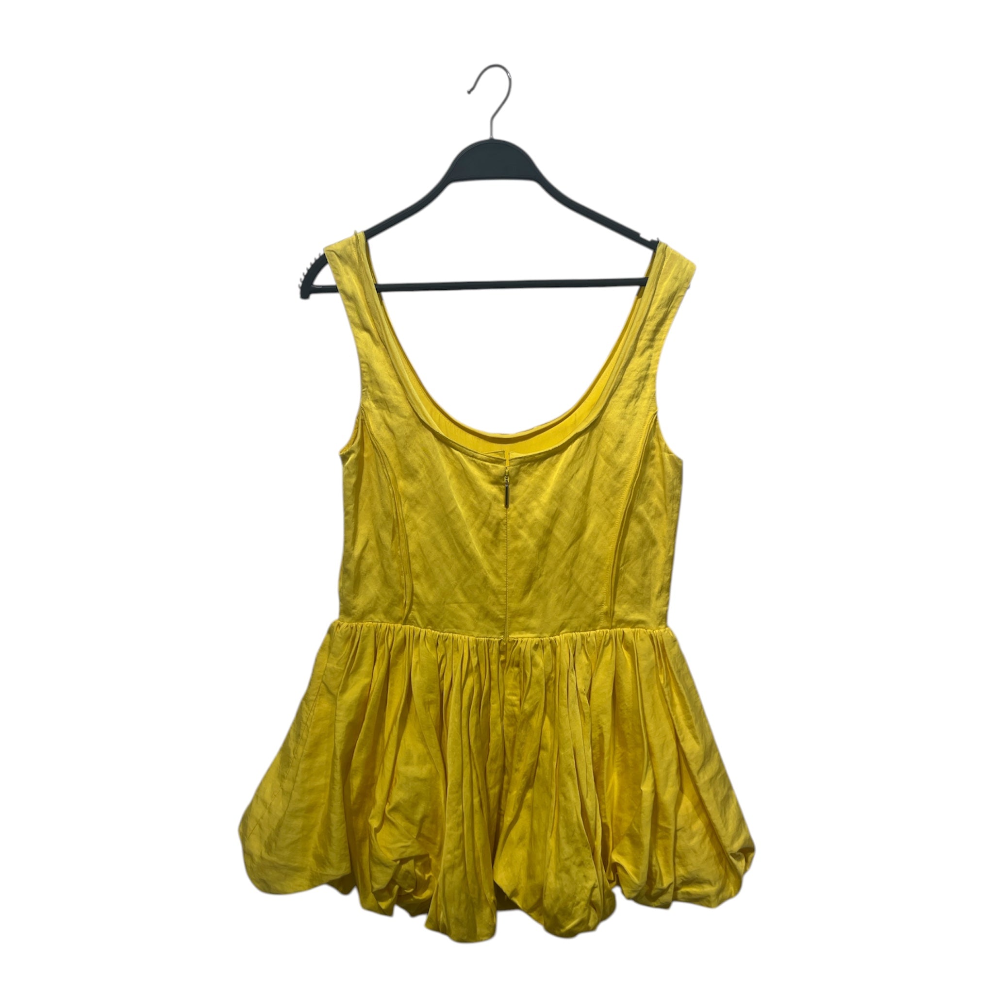 JASON WU/Blouse/S/Cotton/YEL/Peplum Corset Top view 2