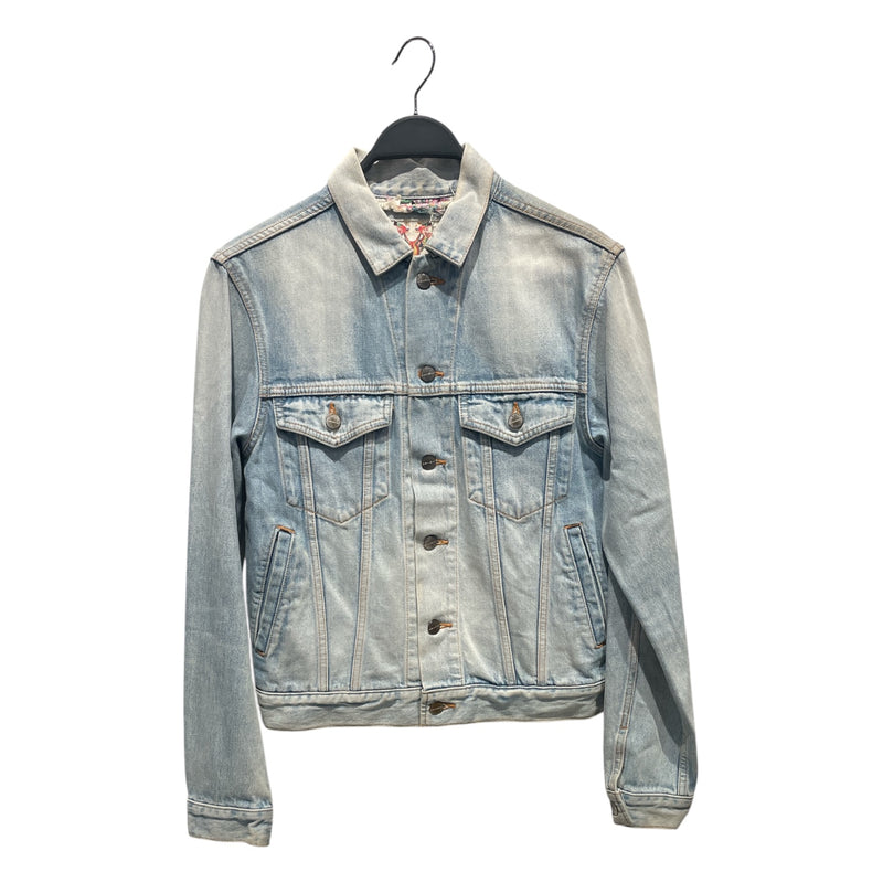 PHENOMENON/Denim Jkt/M/Denim/IDG/RIBBED NECK COLLAR LINING