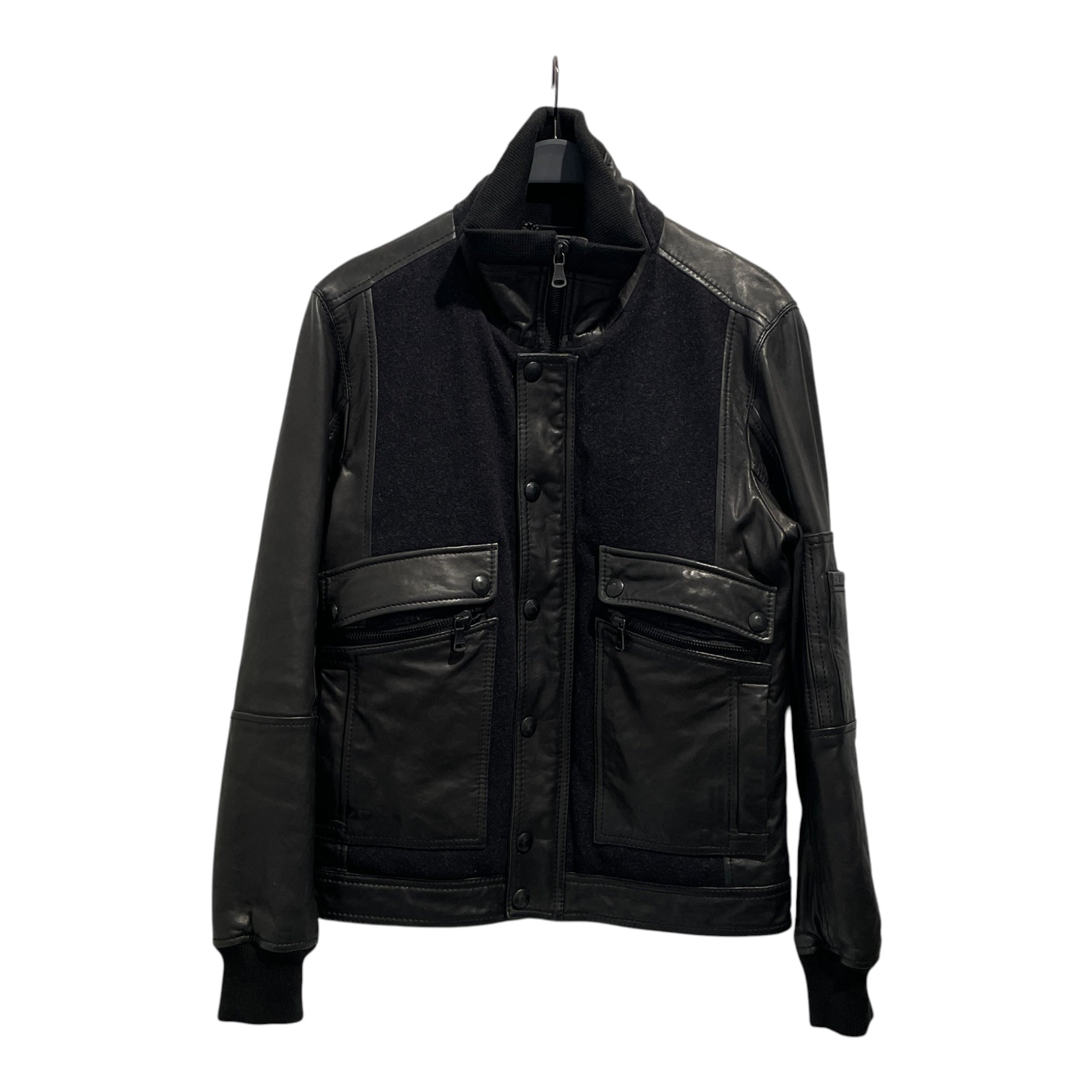 DOLCE&GABBANA/Leather Jkt/48/Leather/BLK/AW 96 view 1