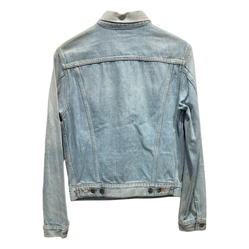PHENOMENON/Denim Jkt/M/Denim/IDG/RIBBED NECK COLLAR LINING