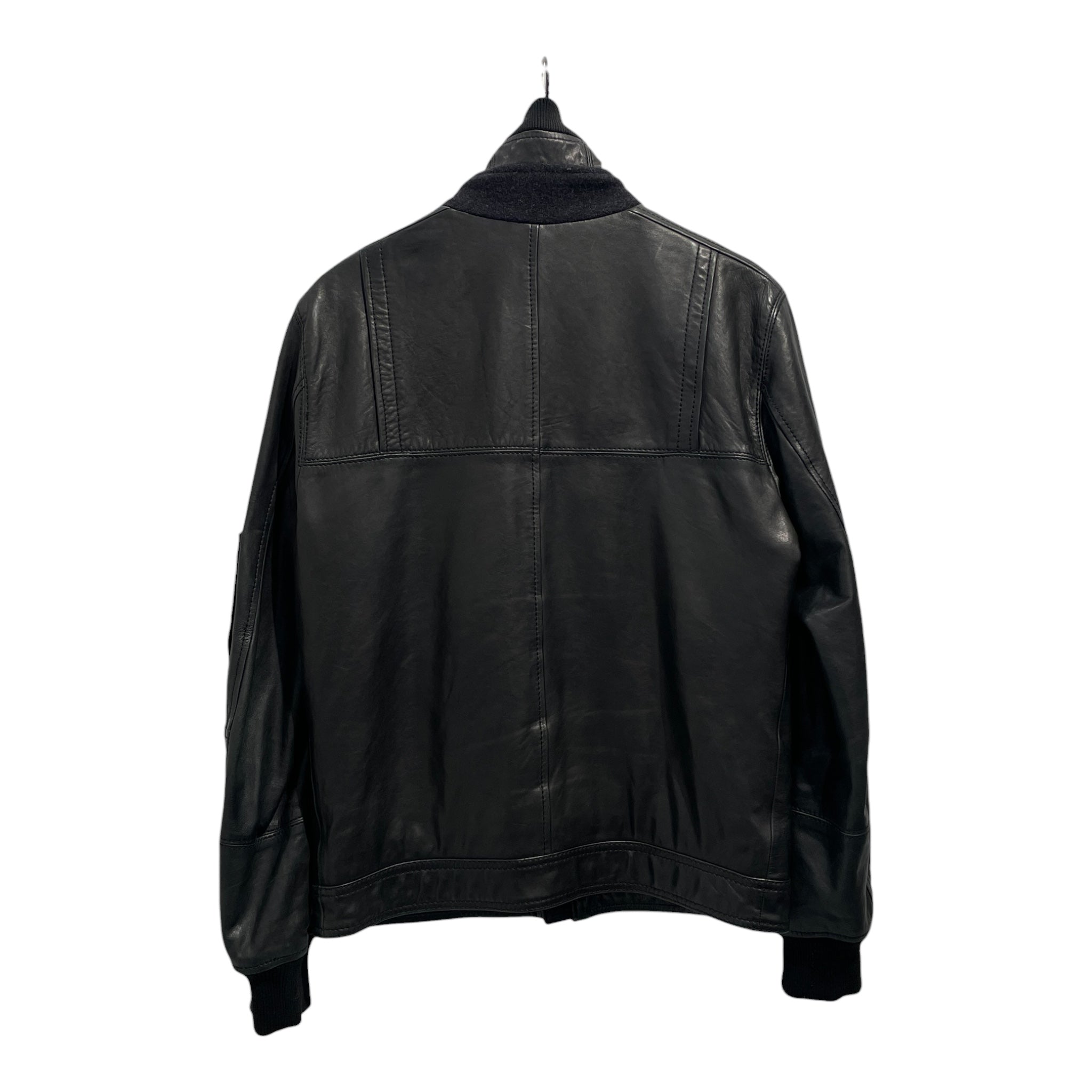 DOLCE&GABBANA/Leather Jkt/48/Leather/BLK/AW 96 view 2