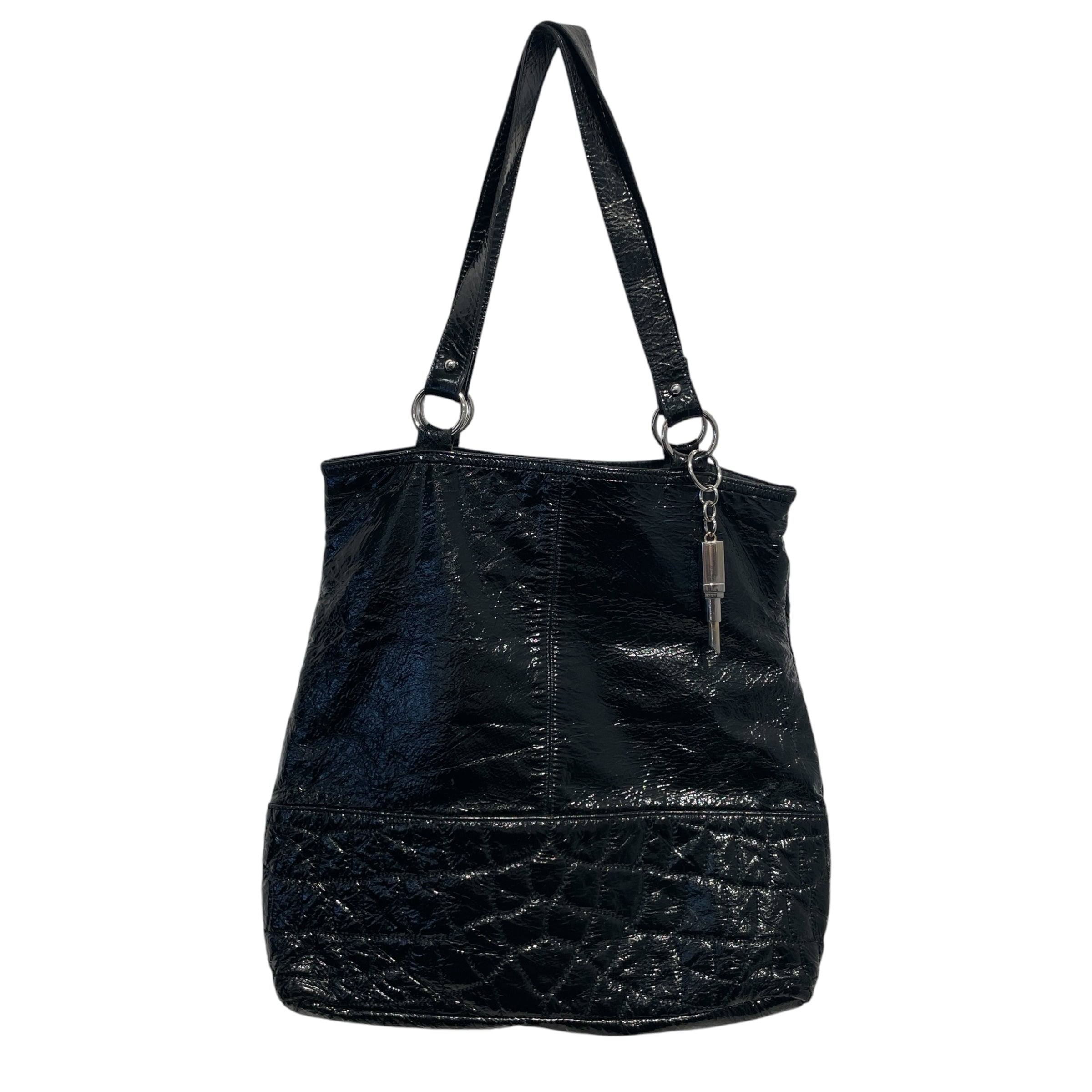 HYSTERIC GLAMOUR/Hand Bag/BLK/lipstick charm view 1
