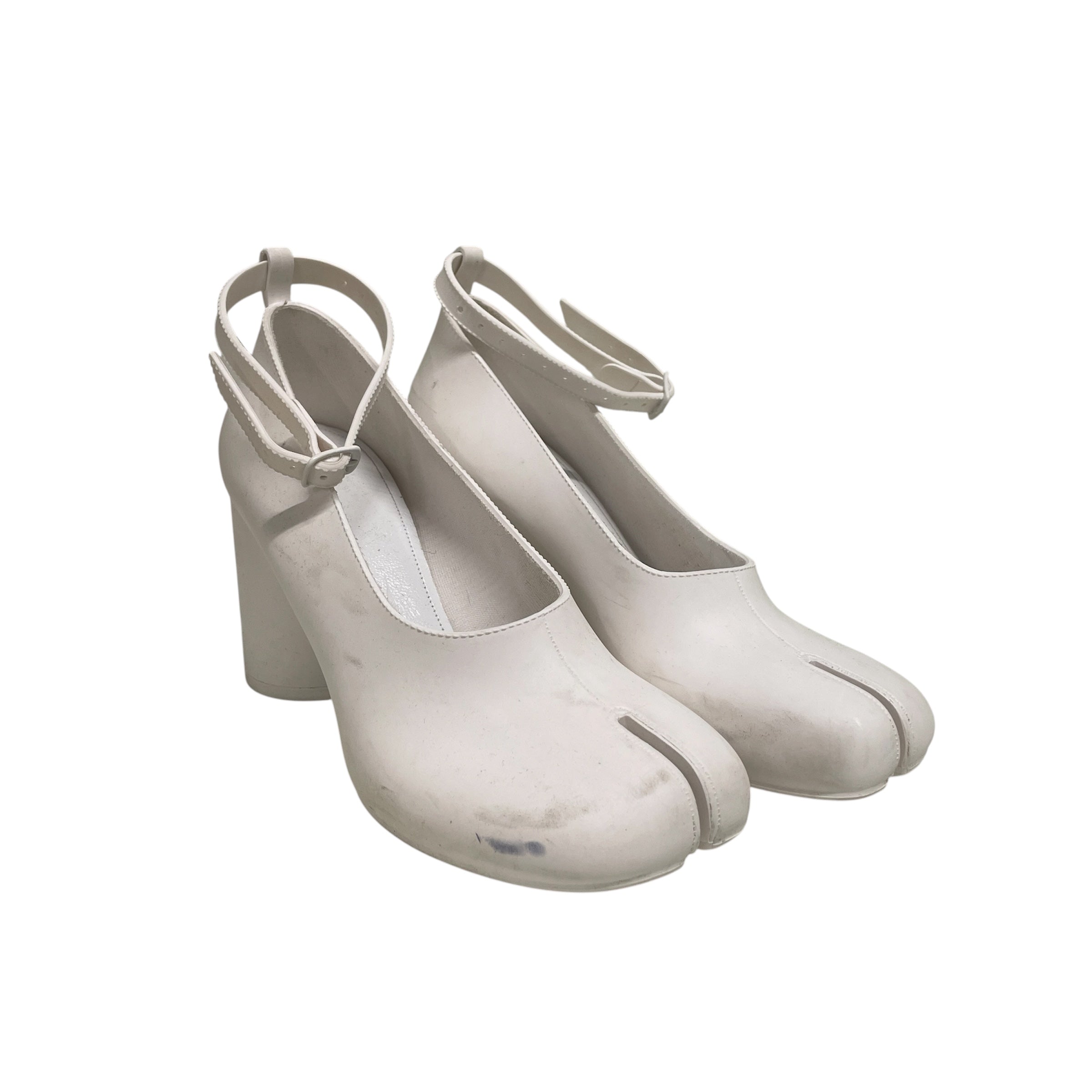 Maison Margiela/Heels/EU 40/WHT/RUBBER PUMP TABIS view 1