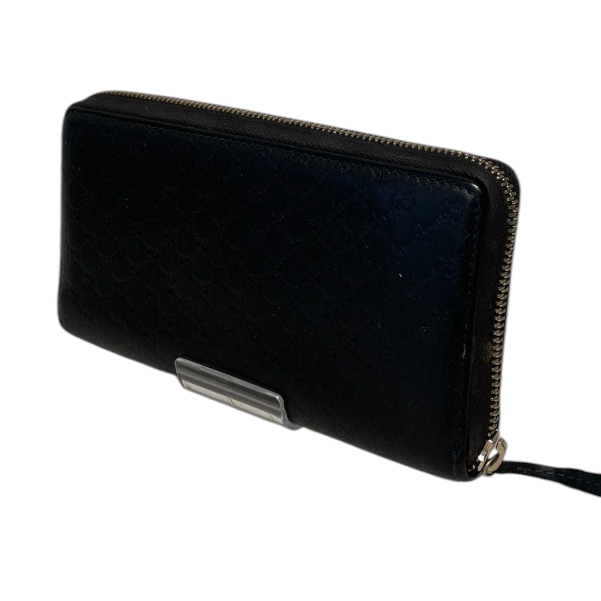 GUCCI/Long Wallet/Monogram/Leather/BLK/GUCCISSIMA BOW ZP WALLET view 2