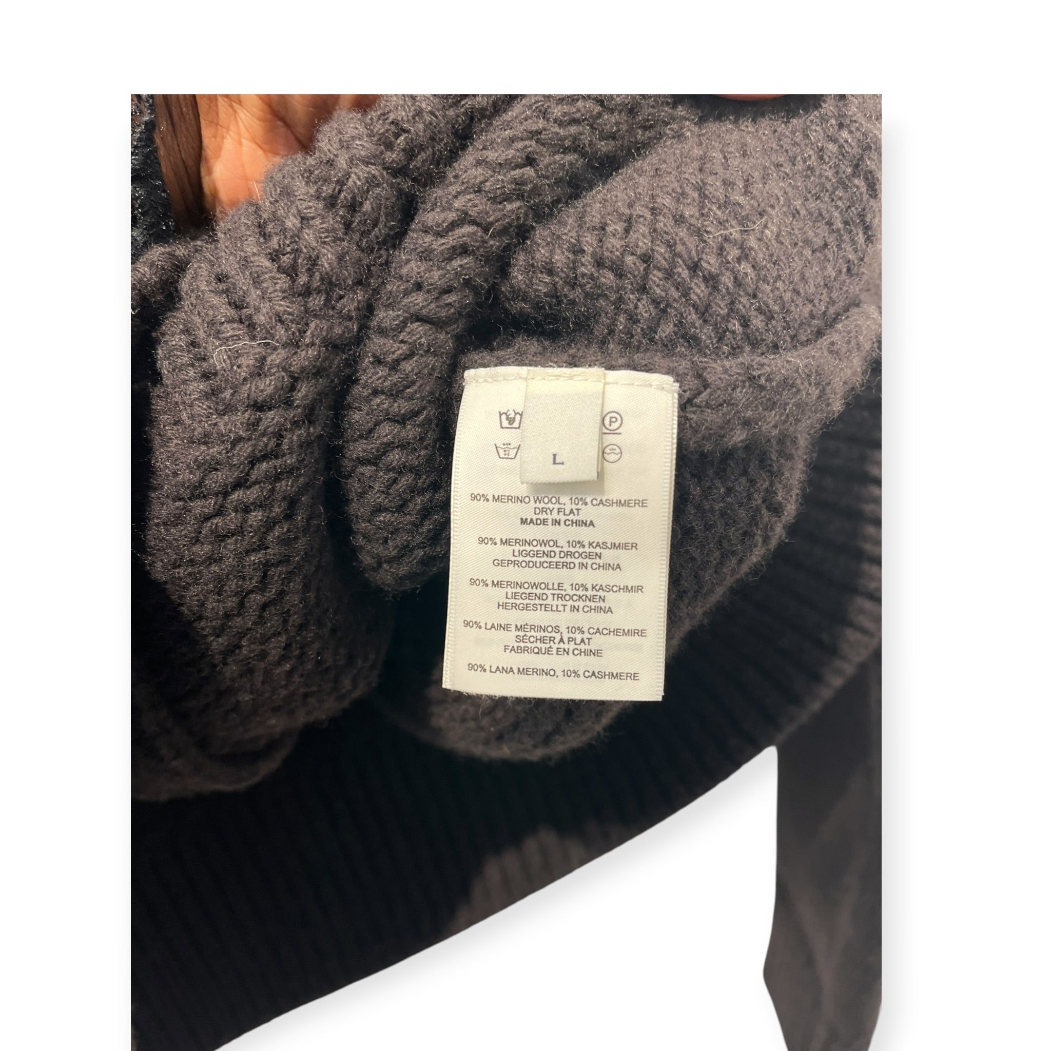 DRIES VAN NOTEN/Cardigan/L/Wool/BRW/5 BUTTON THICK KNIT view 4