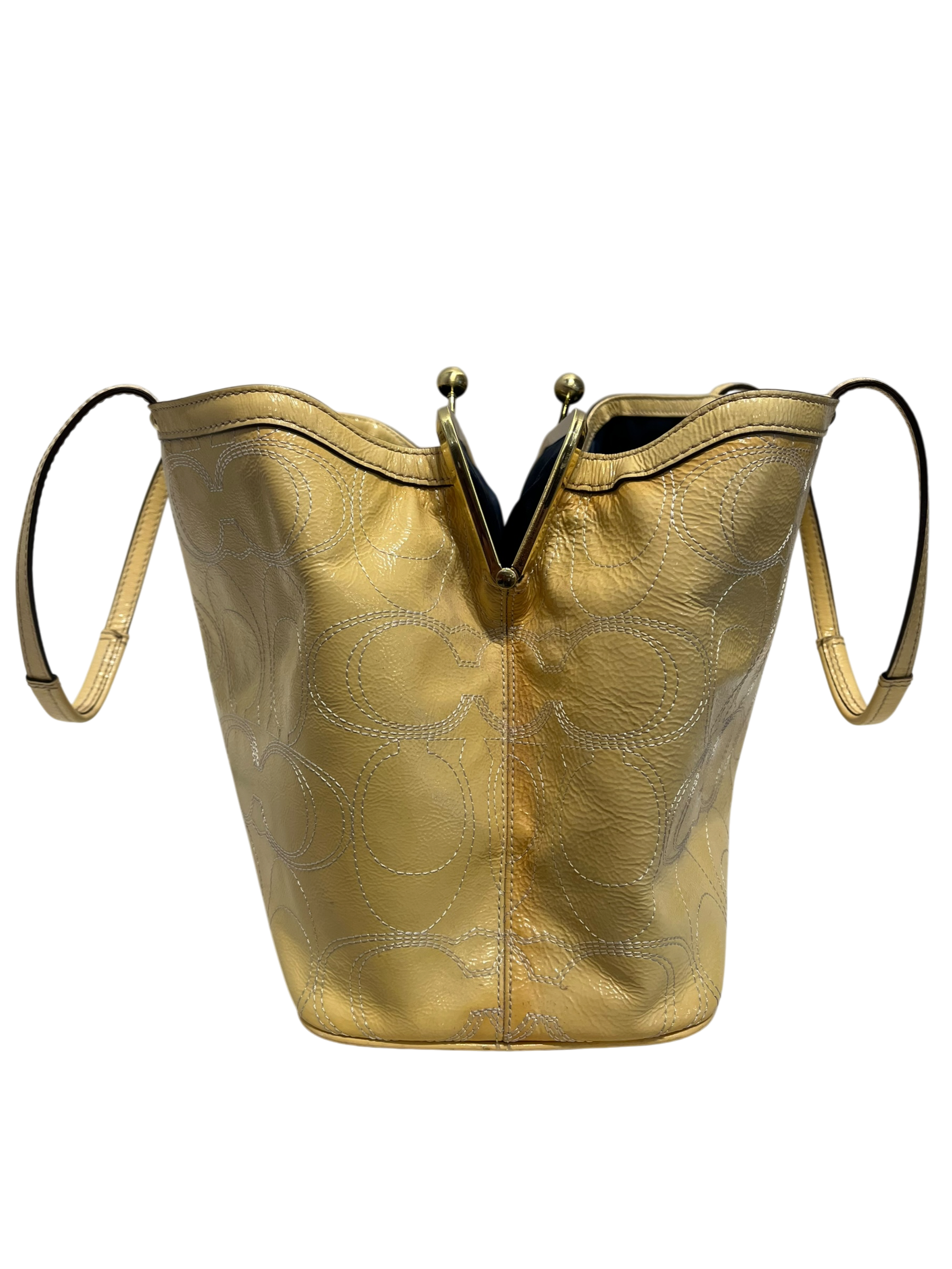 COACH/Tote Bag/Leather Stitch Tote Bag view 5