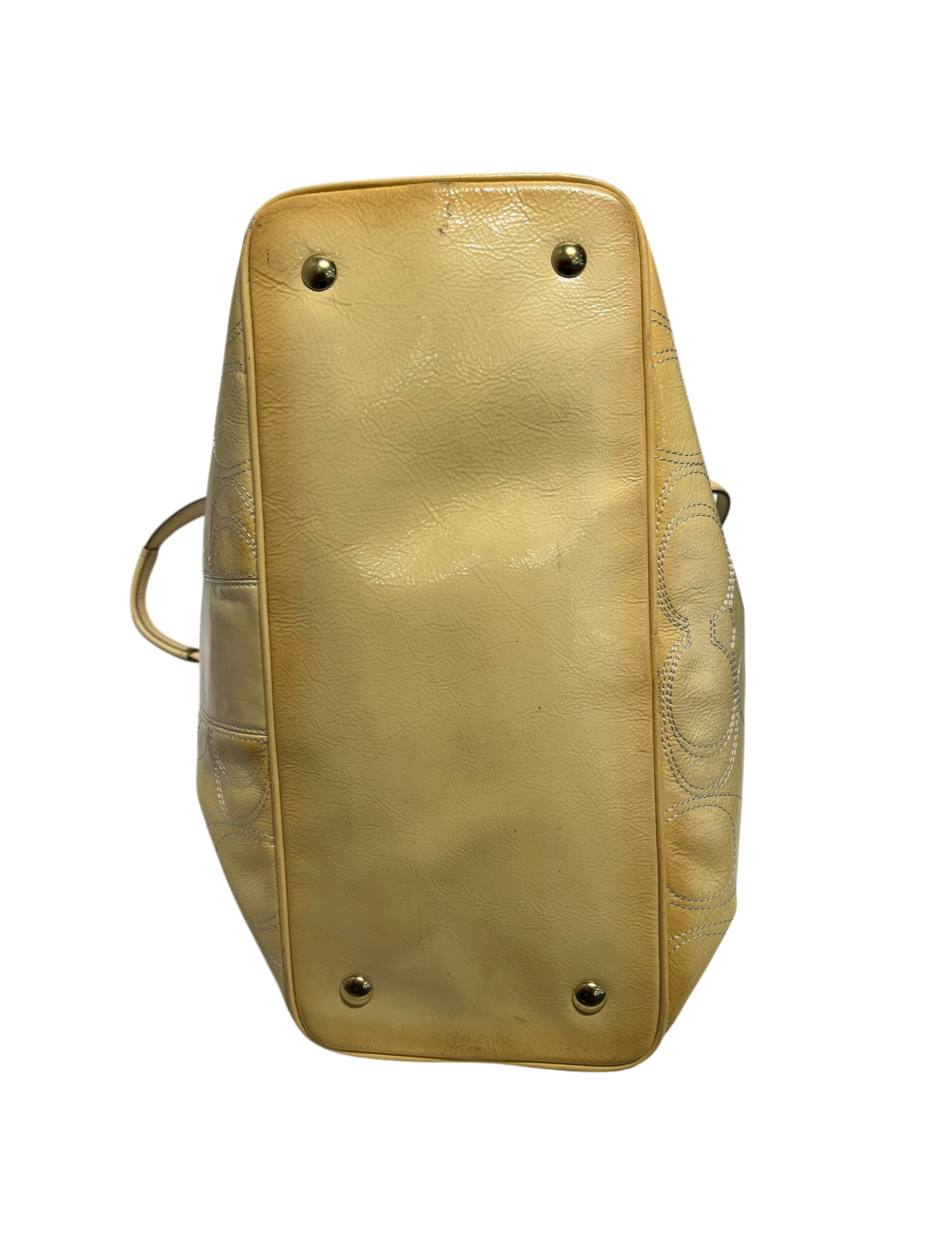 COACH/Tote Bag/Leather Stitch Tote Bag view 4