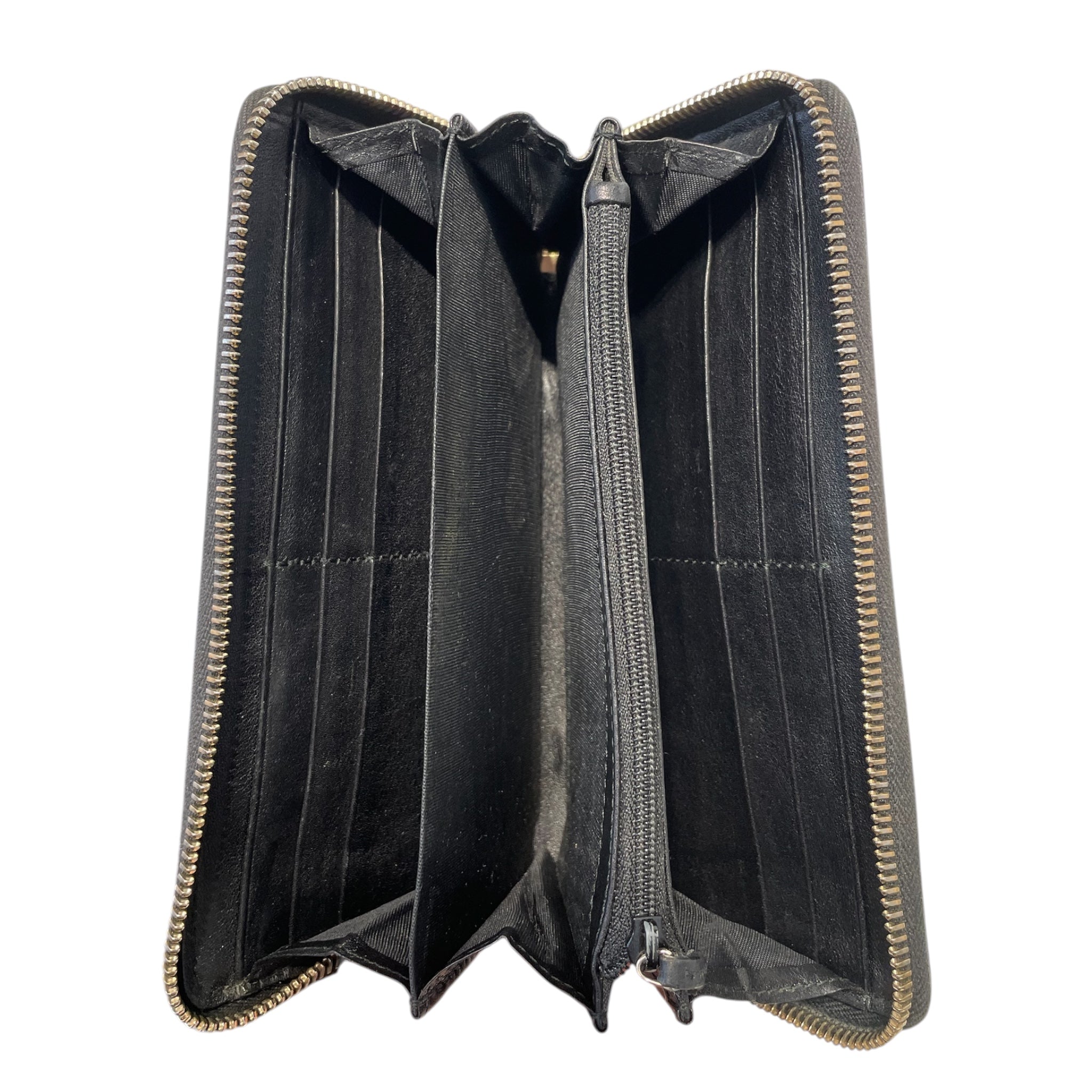 GUCCI/Long Wallet/Monogram/Leather/BLK/GUCCISSIMA BOW ZP WALLET view 3