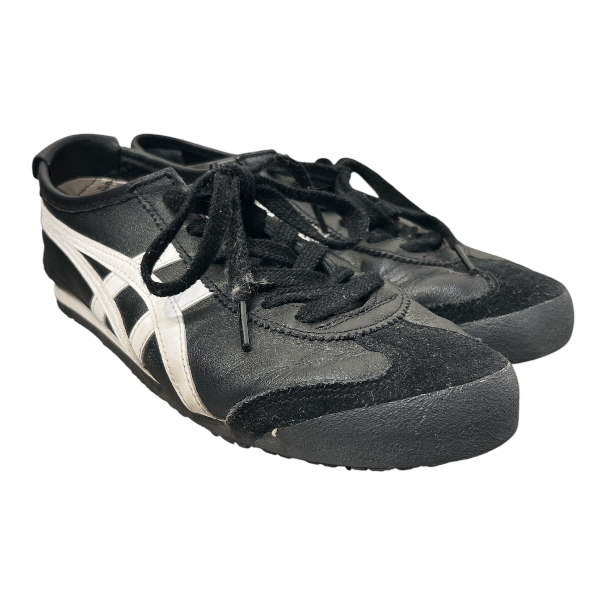 Onitsuka Tiger/Low-Sneakers/US 6.5/Leather/BLK/MEXICO 66 SUEDE TOE CAP view 1