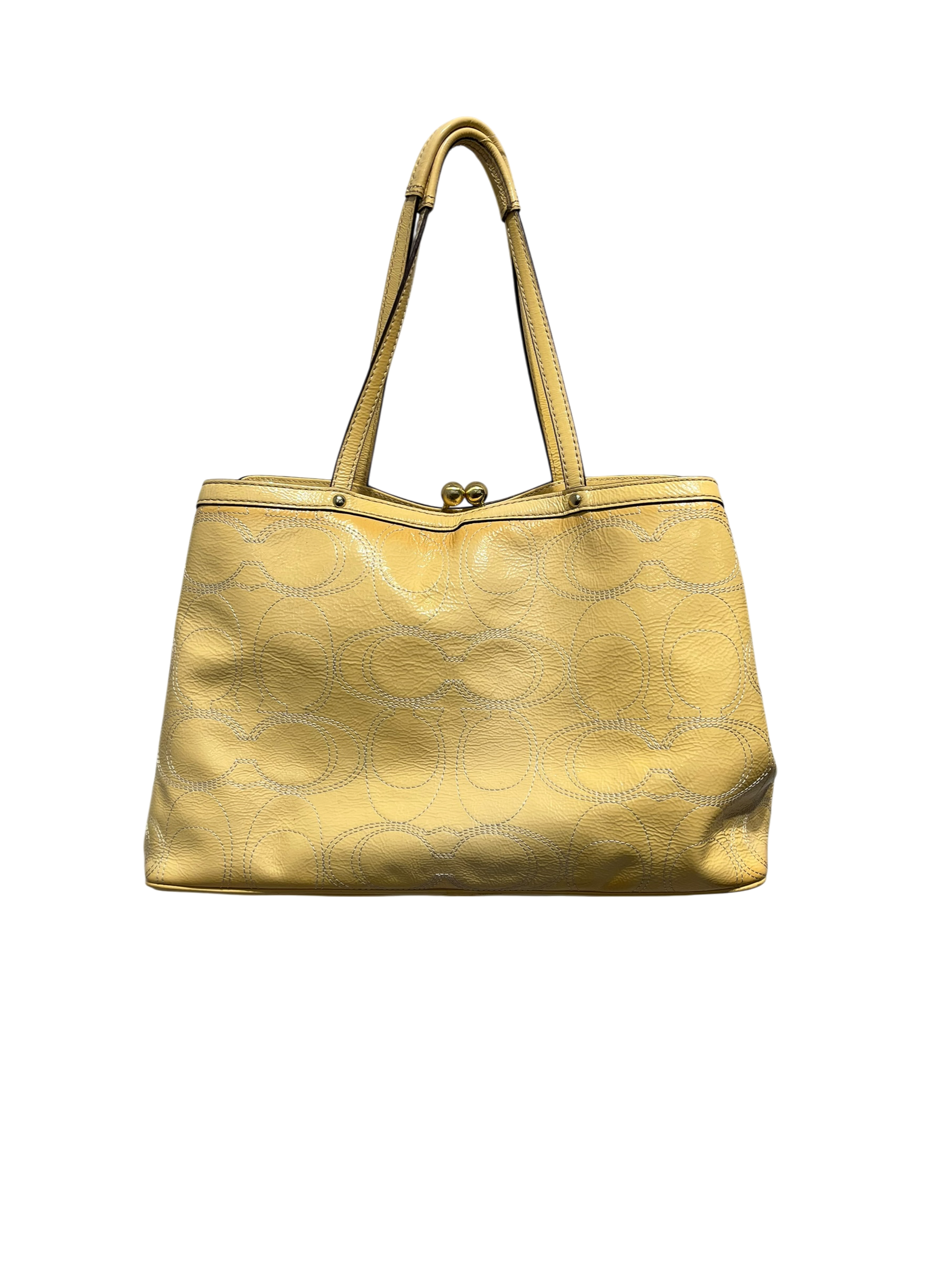 COACH/Tote Bag/Leather Stitch Tote Bag view 2