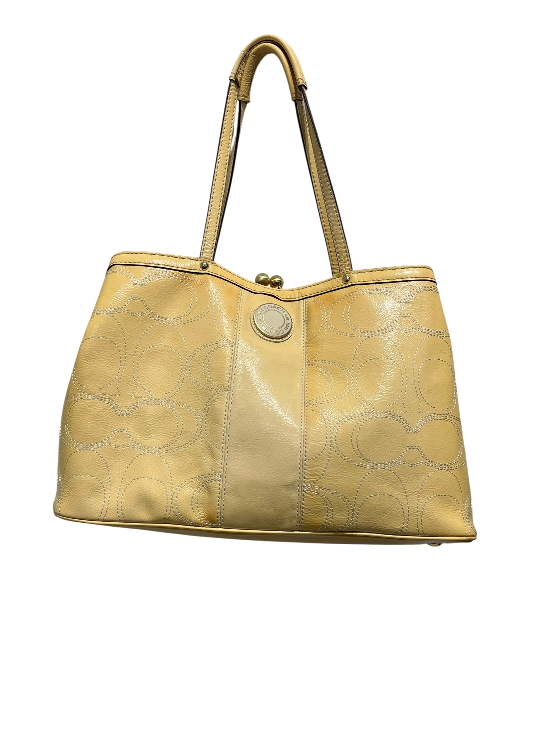 COACH/Tote Bag/Leather Stitch Tote Bag view 1