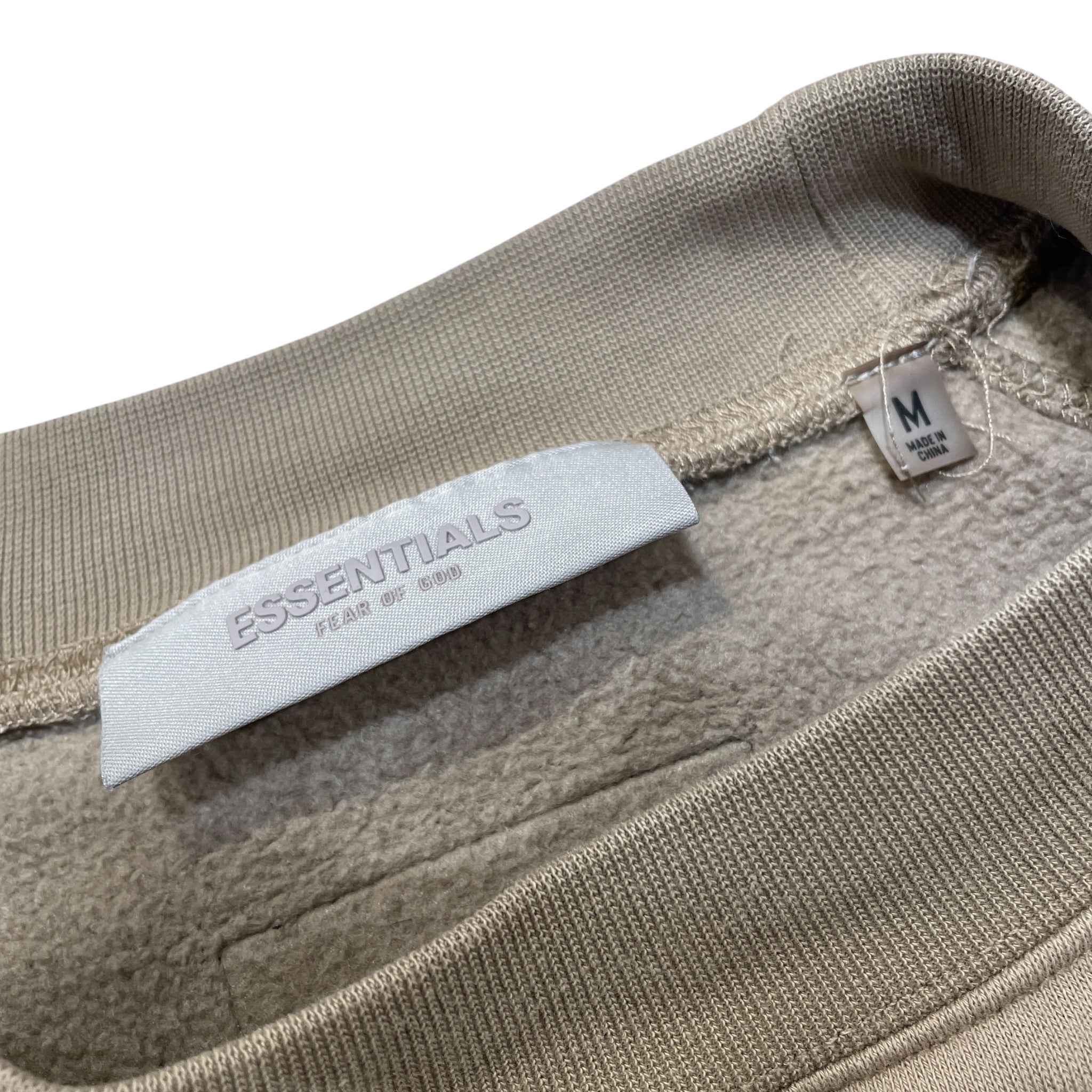 ESSENTIALS/Sweatshirt/M/Cotton/BEG/ view 3