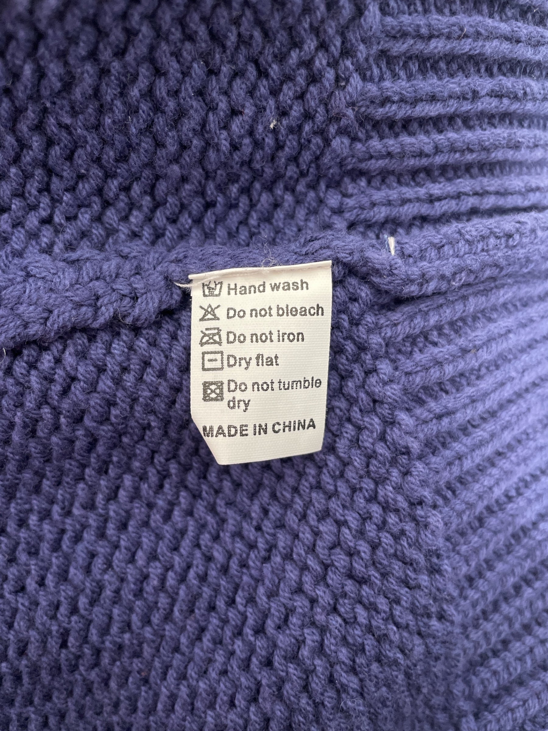 Vale/Sweater/L/Cotton/NVY/Embossed Zip Up Sweater view 4