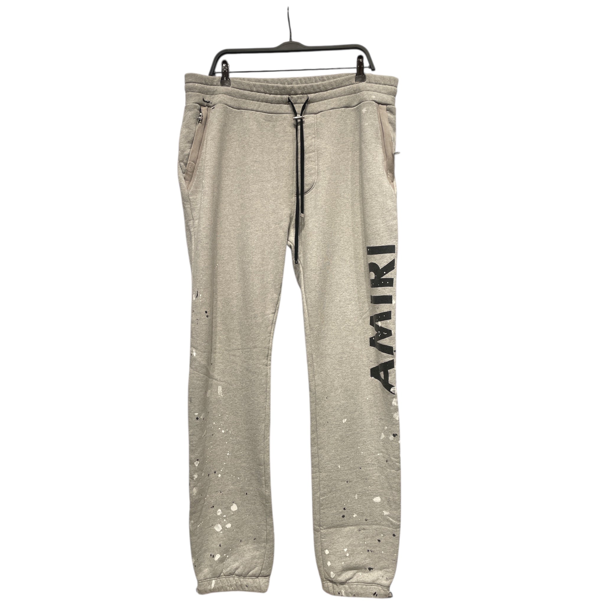 AMIRI/Pants/L/Cotton/GRY/All Over Print/BLK /WHT Paint Splatter view 1