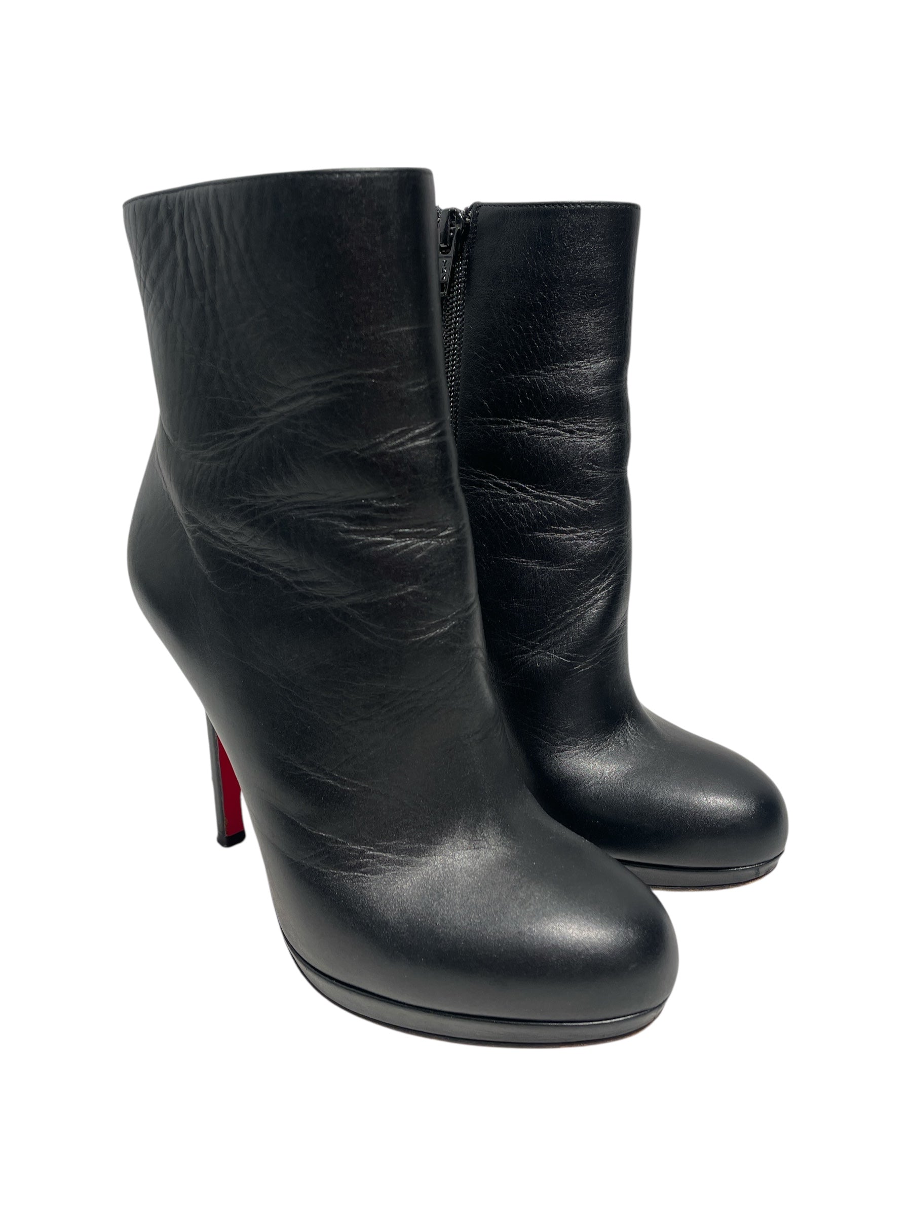 Christian Louboutin/Heels/EU 35.5/BLK/blaxk booties view 1