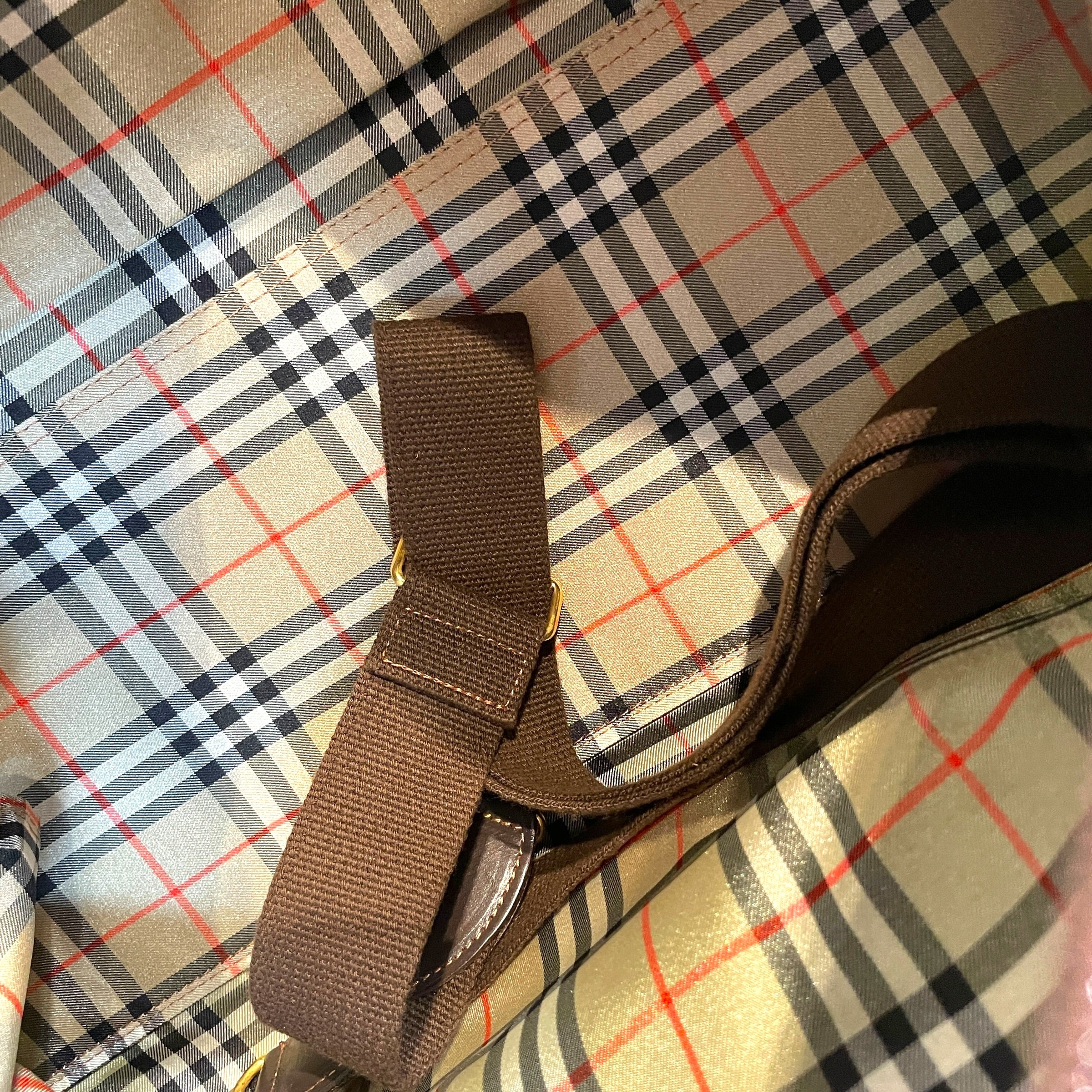BURBERRY/Luggage/Leather/BRW/Golf luggage bag view 5