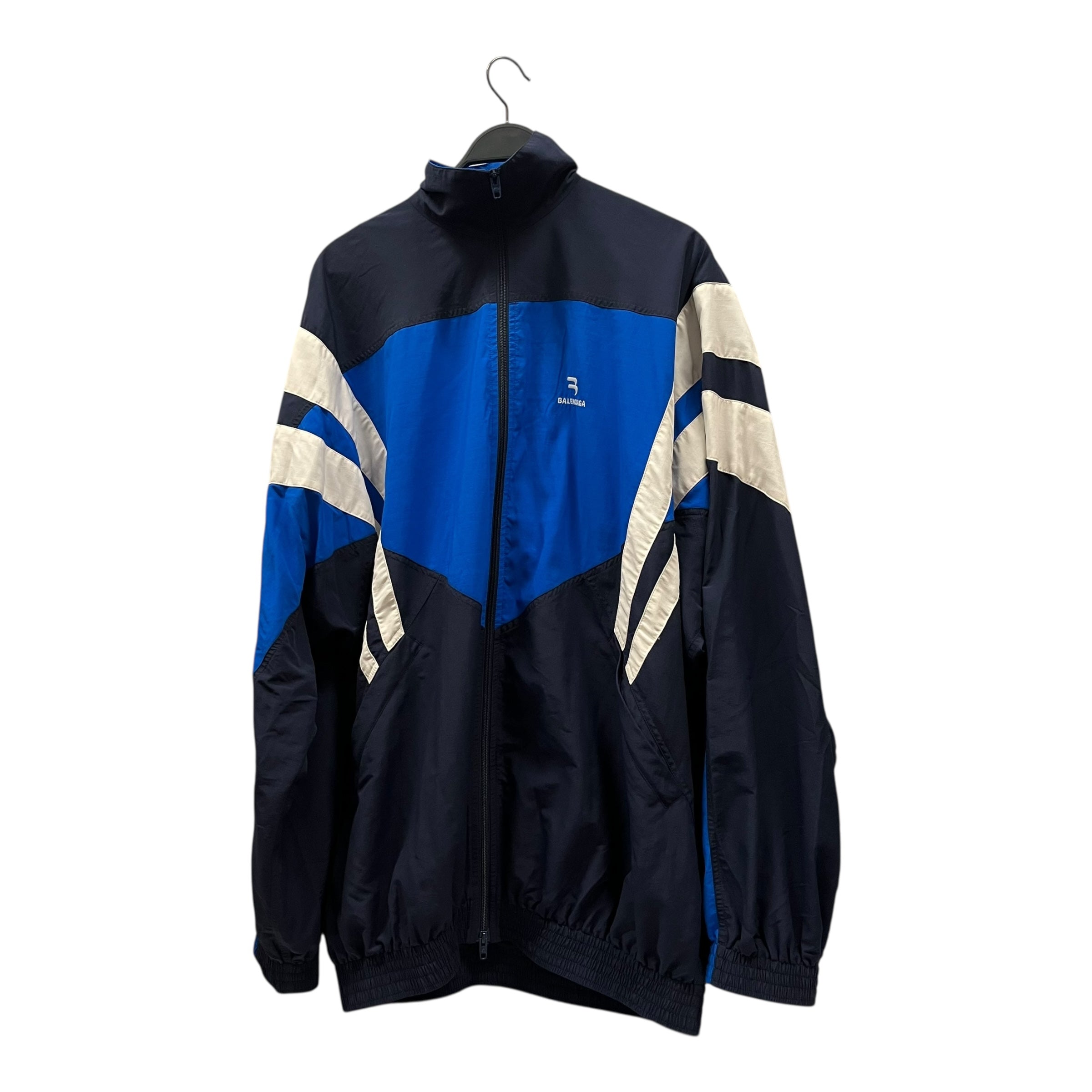BALENCIAGA/Windbreaker/Nylon/BLU/Stripe/B3 Icon Sports Bomber Jckt view 1