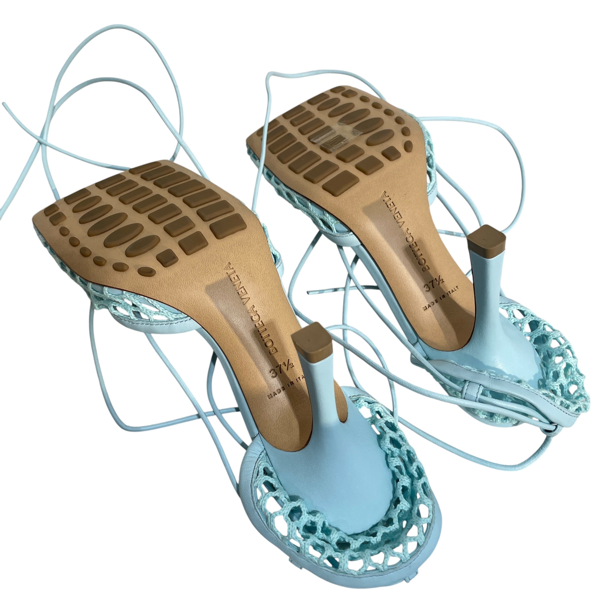 BOTTEGA VENETA/Heels/EU 37.5/Leather/BLU/ view 4