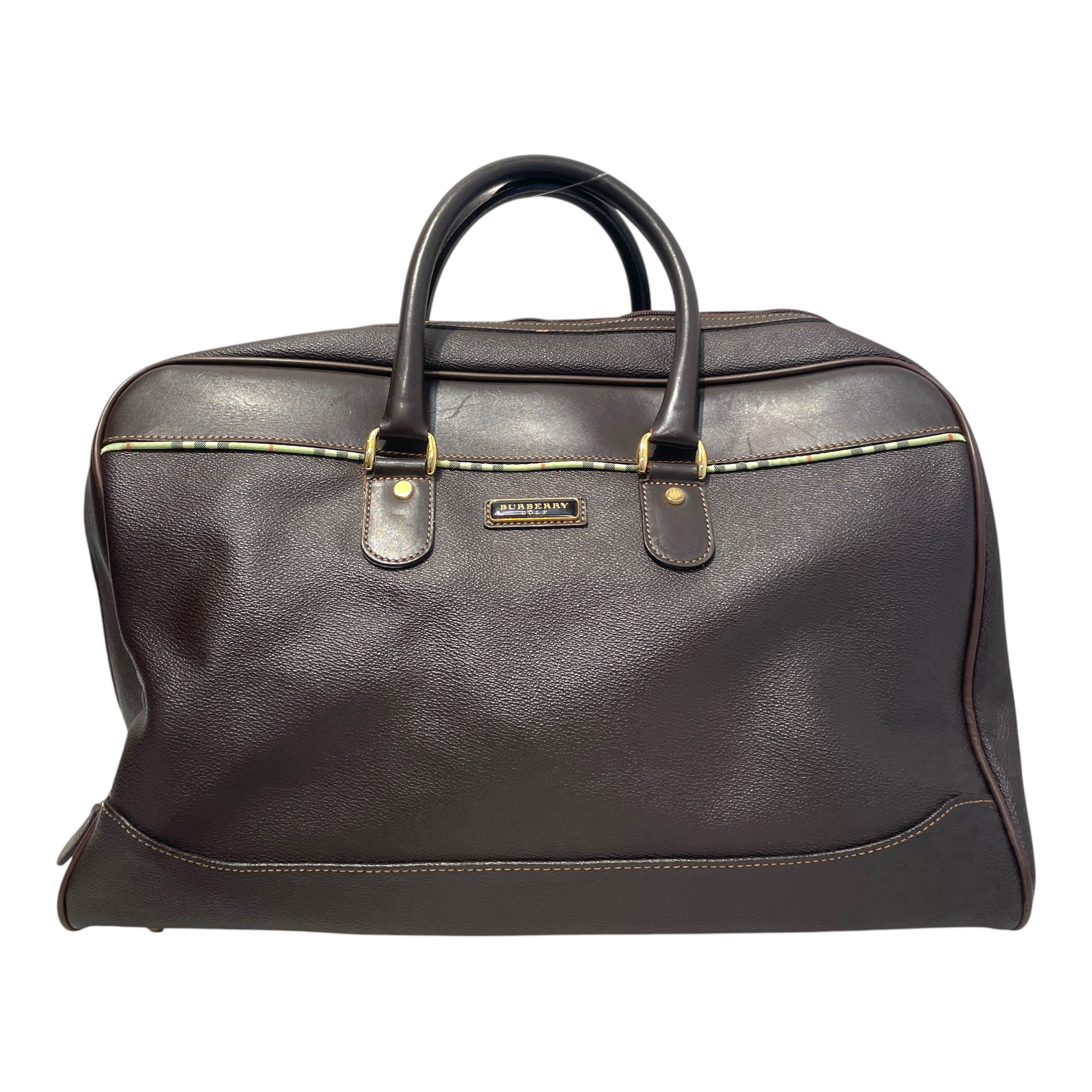 BURBERRY/Luggage/Leather/BRW/Golf luggage bag view 1
