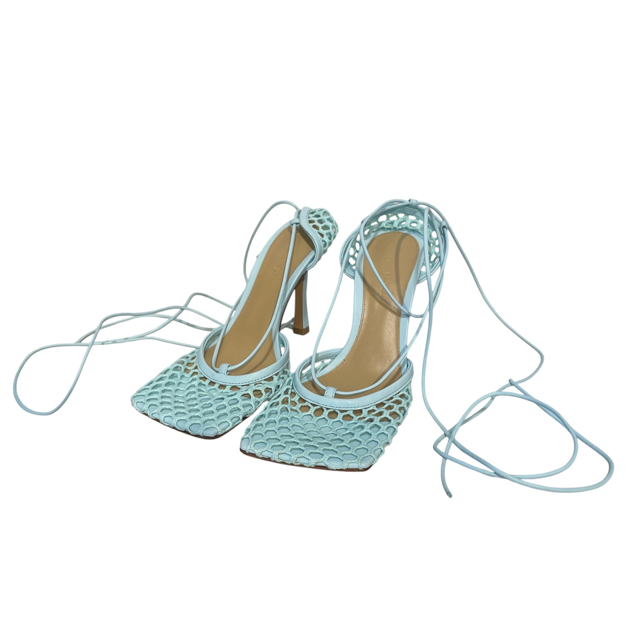 BOTTEGA VENETA/Heels/EU 37.5/Leather/BLU/ view 1