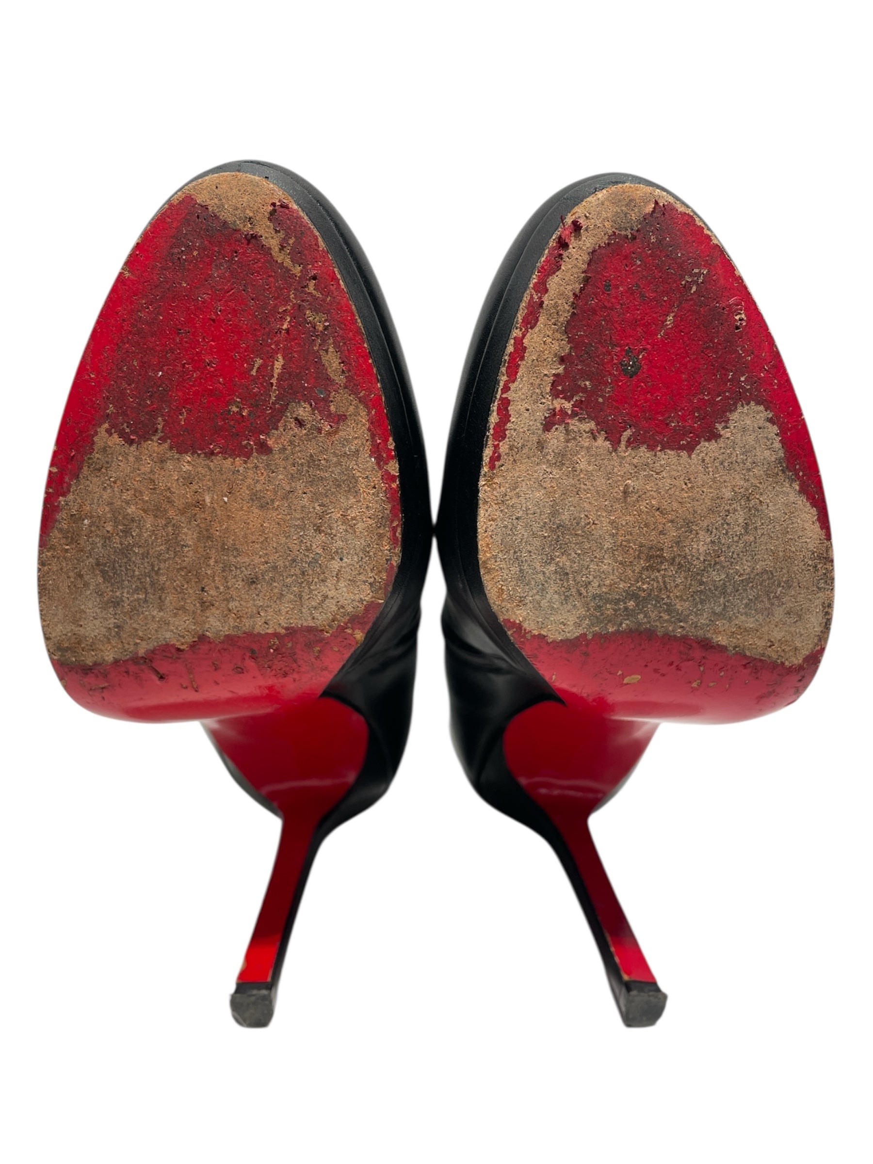 Christian Louboutin/Heels/EU 35.5/BLK/blaxk booties view 4